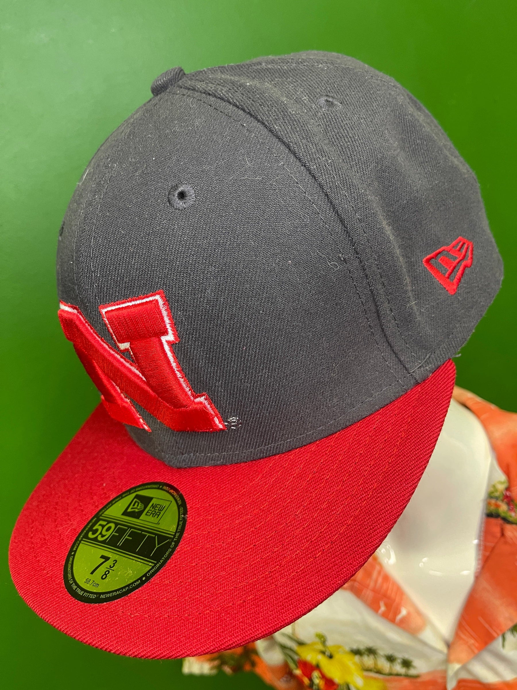 MLB Nebraska Cornhuskers New Era 59FIFTY Baseball Cap/Hat Size 7-3/8 NWT