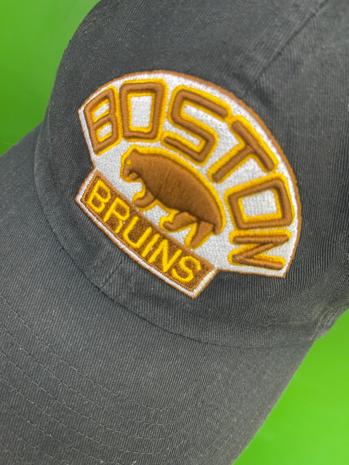 NHL Boston Bruins OTS Vintage Hockey 100% Cotton Hat/Cap OSFM