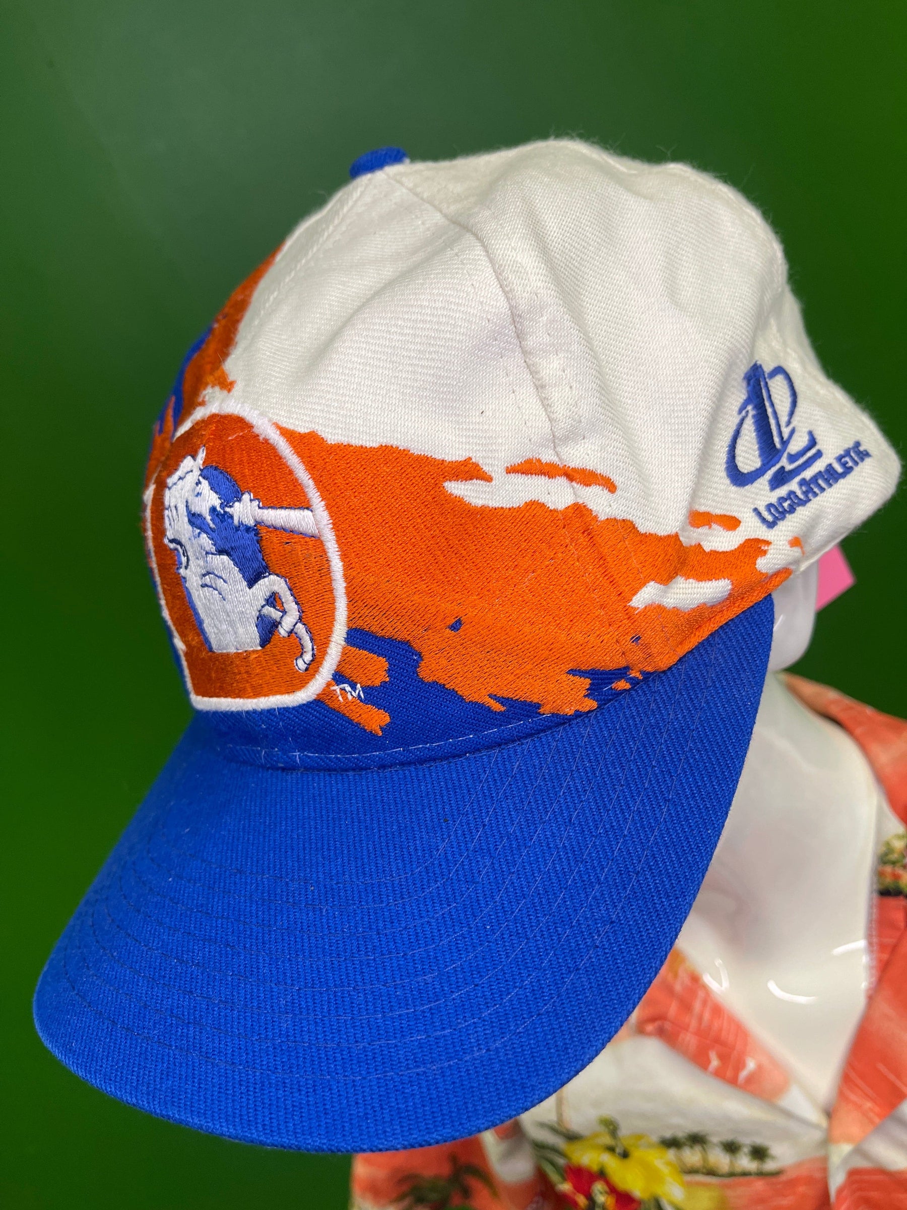 NWT Vintage 90s St. Louis Blues Logo Athletic Splash Snapback Hat Cap Wool  Blend