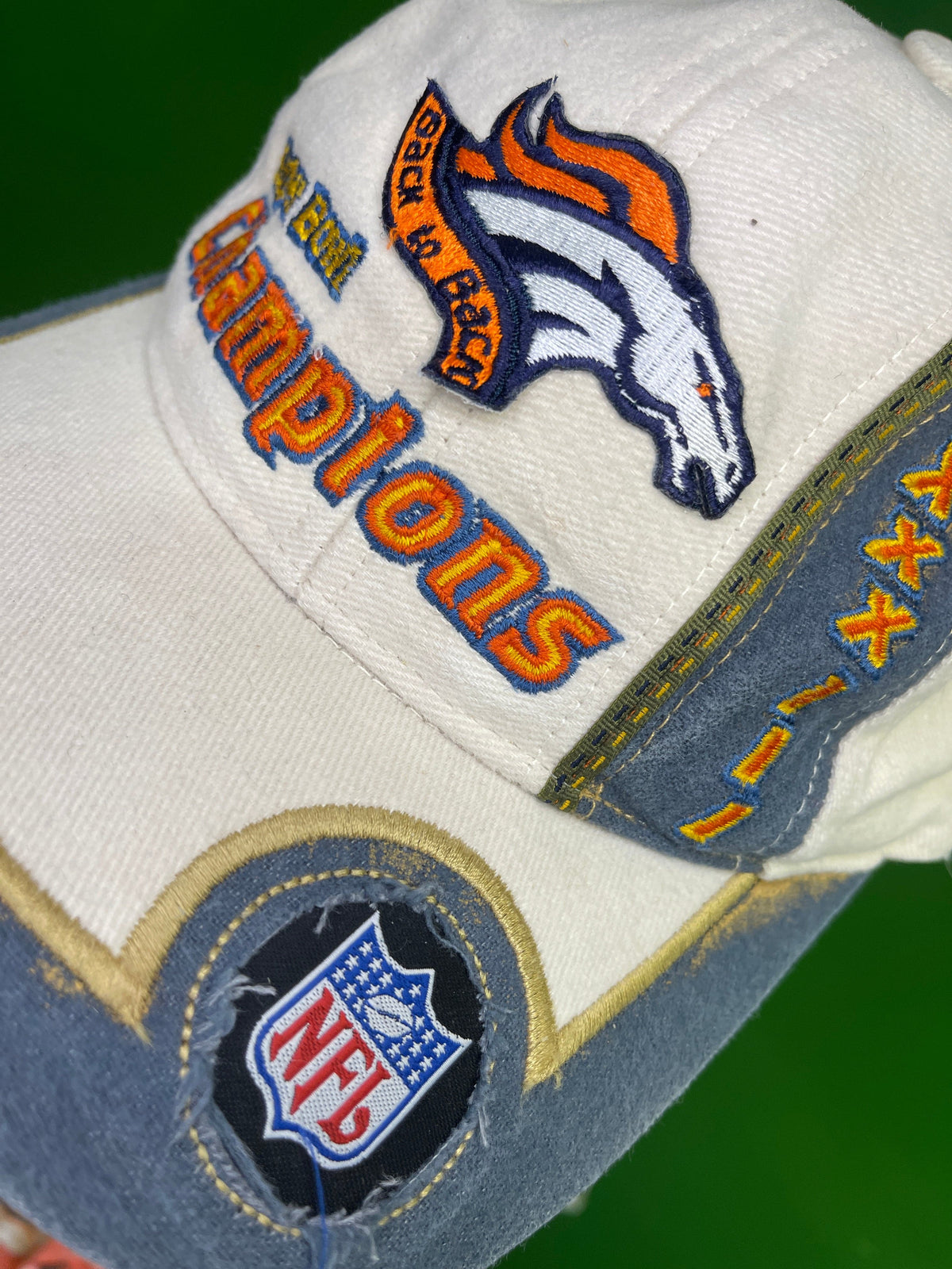 Denver Broncos Terrell Davis Vintage 90's Logo Athletic Authentic