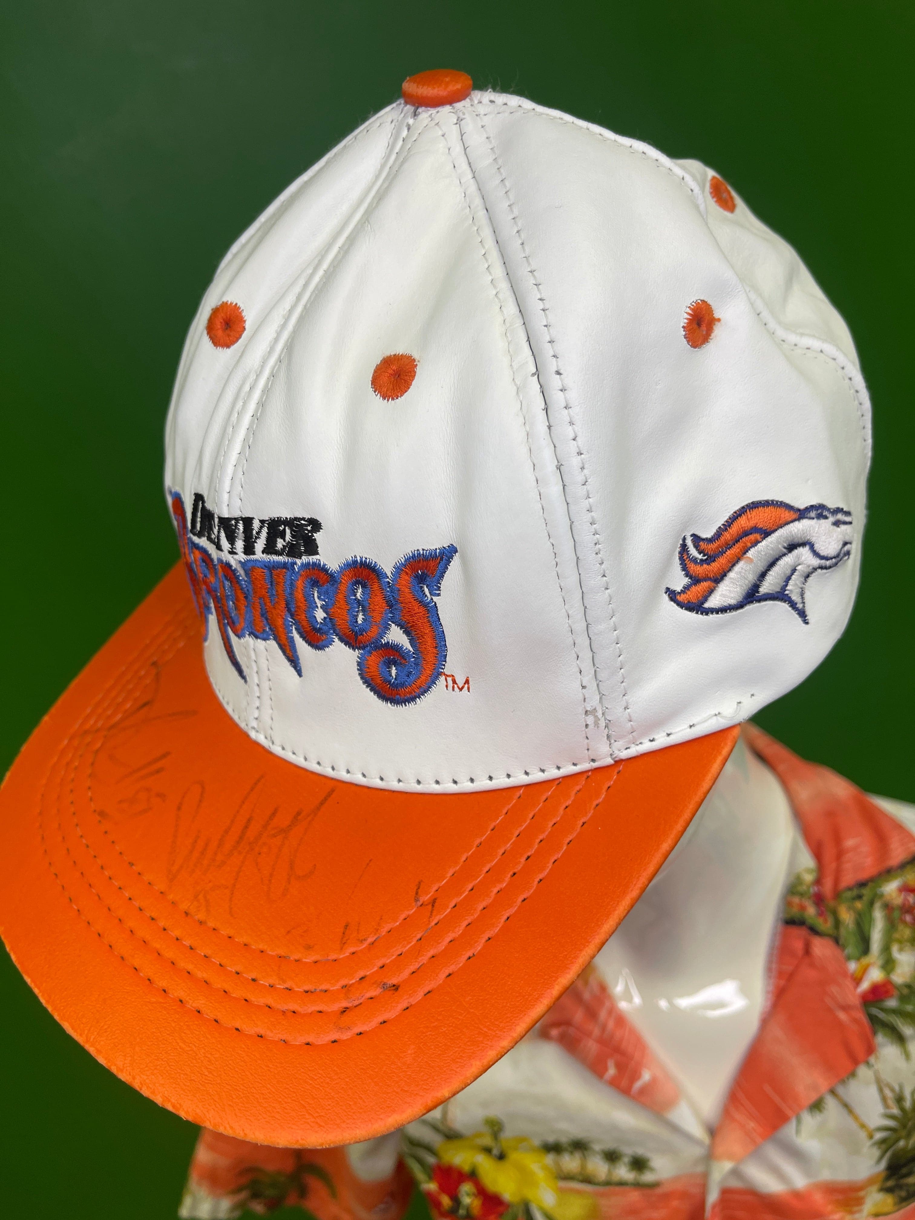 Accessories, Vintage Denver Broncos Hat Leather Snapback Cap Football Nfl  Vtg