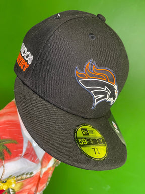 NFL Denver Broncos New Era 59FIFTY Black Baseball Cap/Hat 7-3/8 NWT