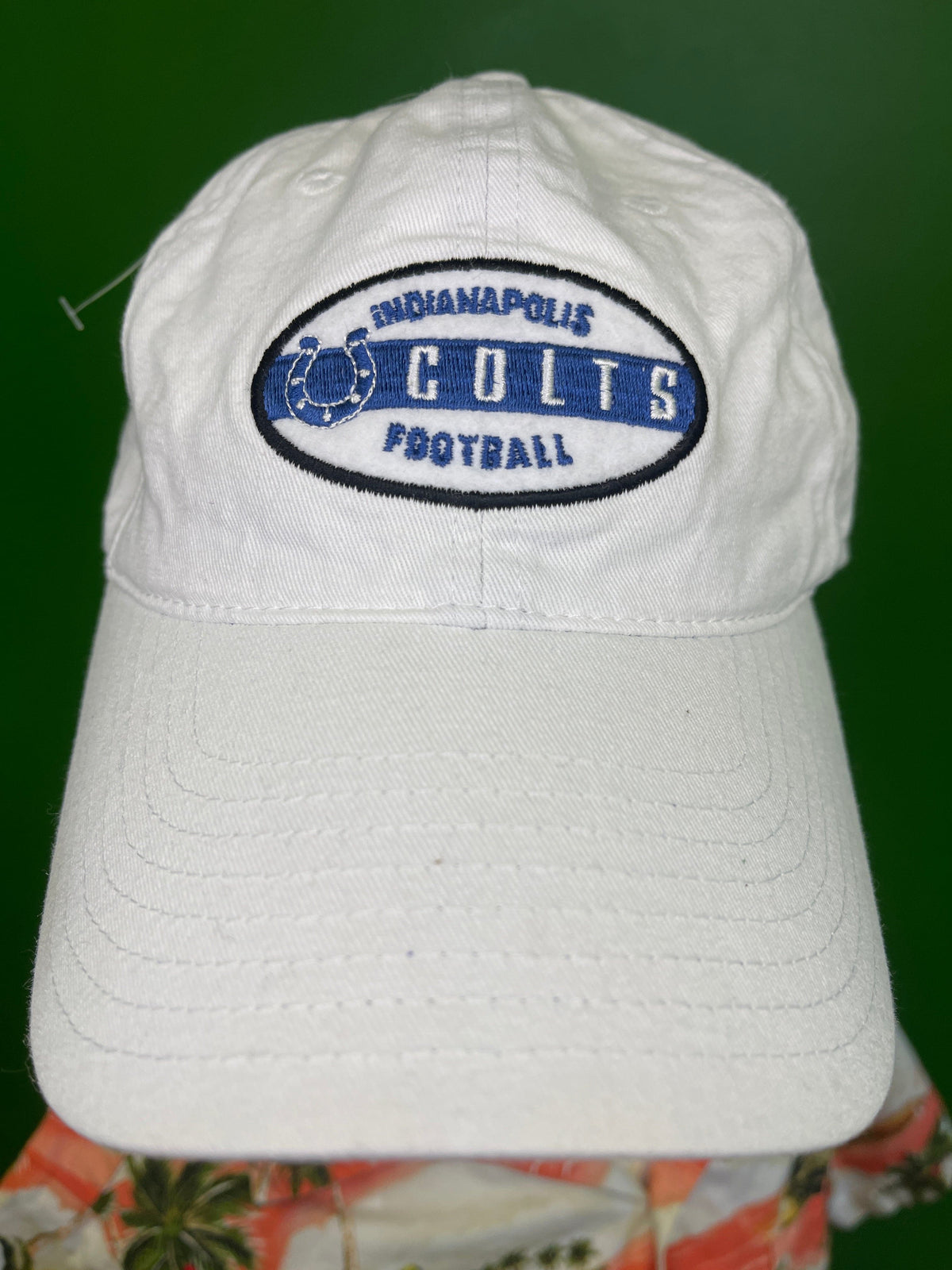 NFL Indianapolis Colts Vintage White Baseball Hat/Cap Women's OSFM