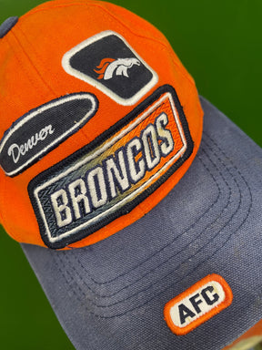 Denver Broncos NFL New Era Hat Adjustable Blue Cap Vintage Collection OSFM