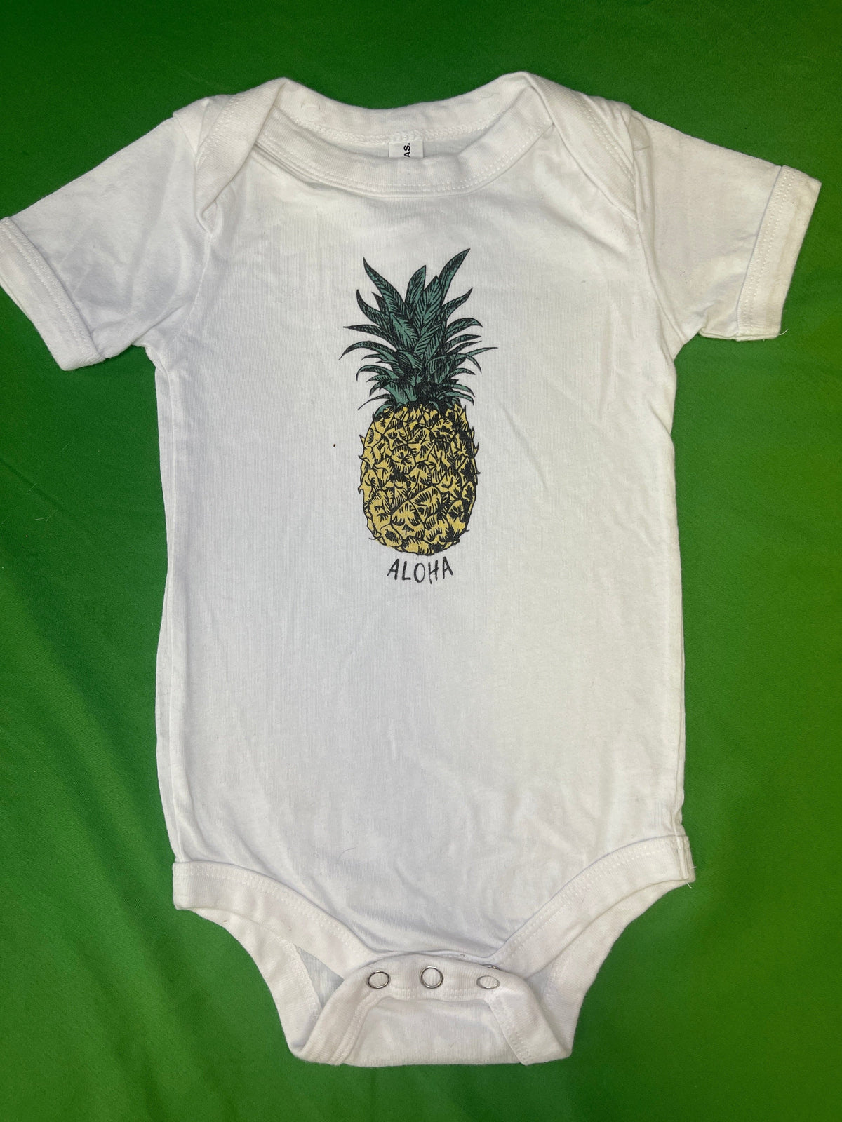 Aloha Pineapple Bodysuit/Vest Infant Baby 6-12 Months
