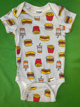 Fast Food Pattern Bodysuit/Vest Infant Baby 0-3 Months