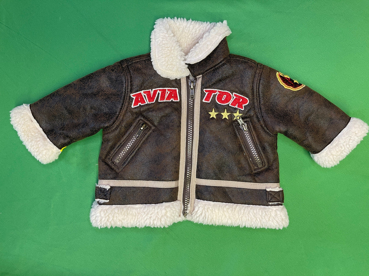 Top-Gun Style Aviator Jacket Classic Baby Infant 3-6 Months