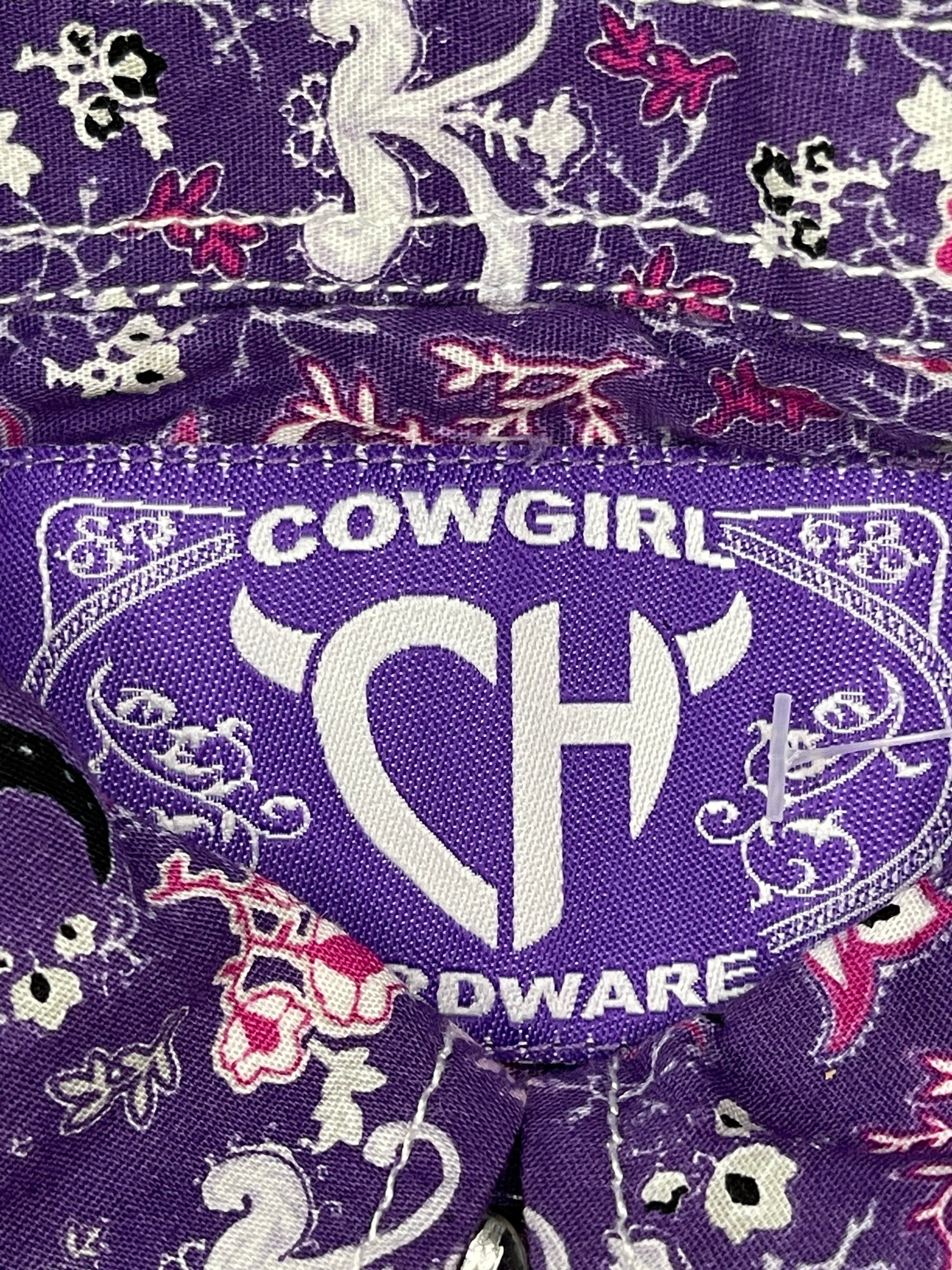 Western Cowgirl Cowboy Purple Plaid Shirt Toddler 4T