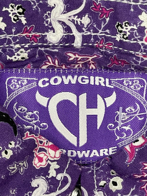Western Cowgirl Cowboy Purple Plaid Shirt Toddler 4T
