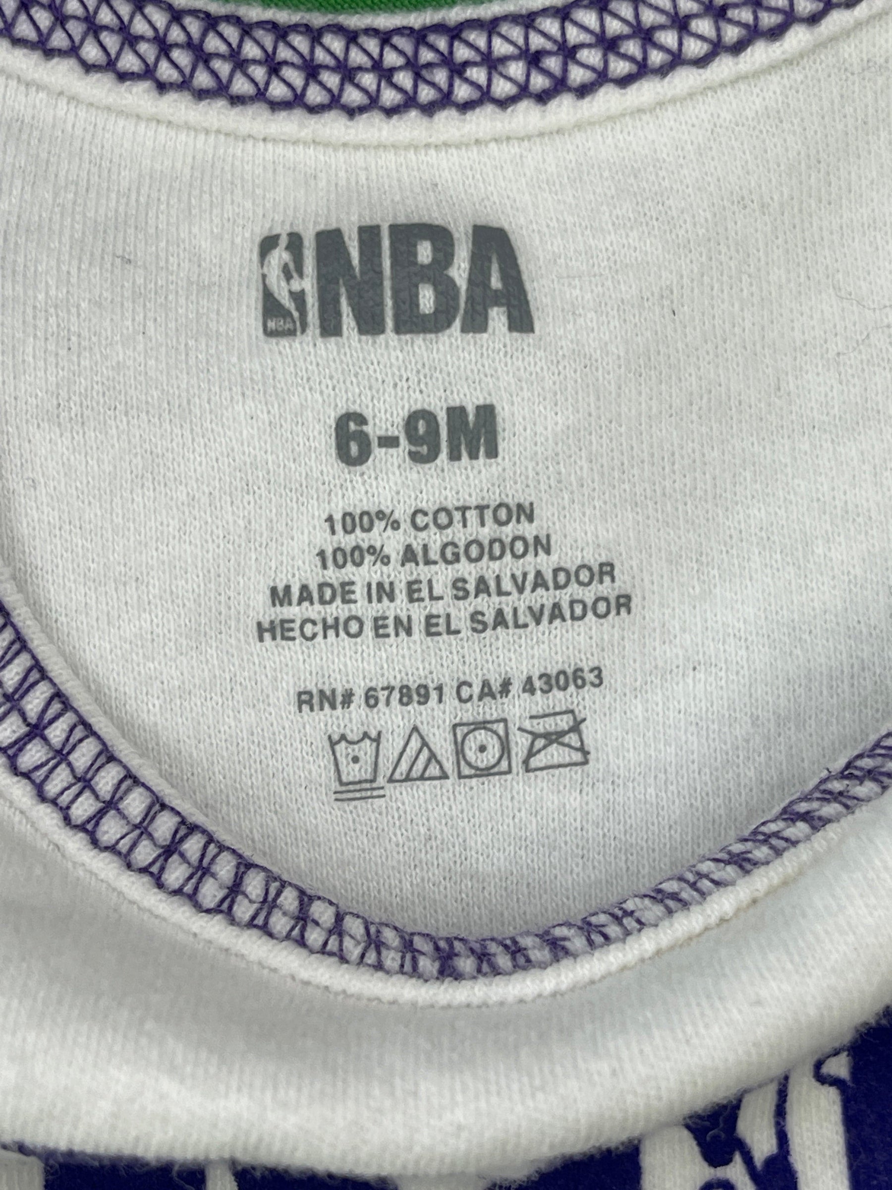 NBA Los Angeles Lakers Baby Bodysuit/Vest 6-9 Months