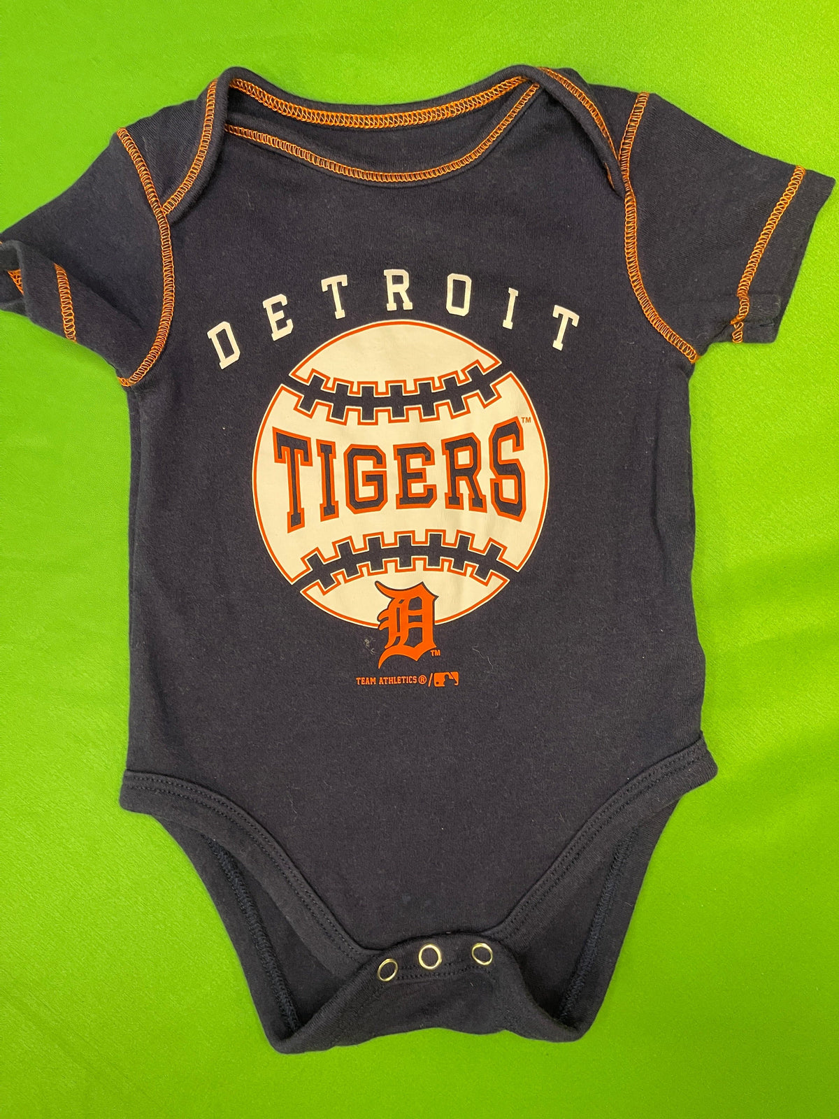 MLB Detroit Tigers Infant Baby Bodysuit/Vest 6-9 Months