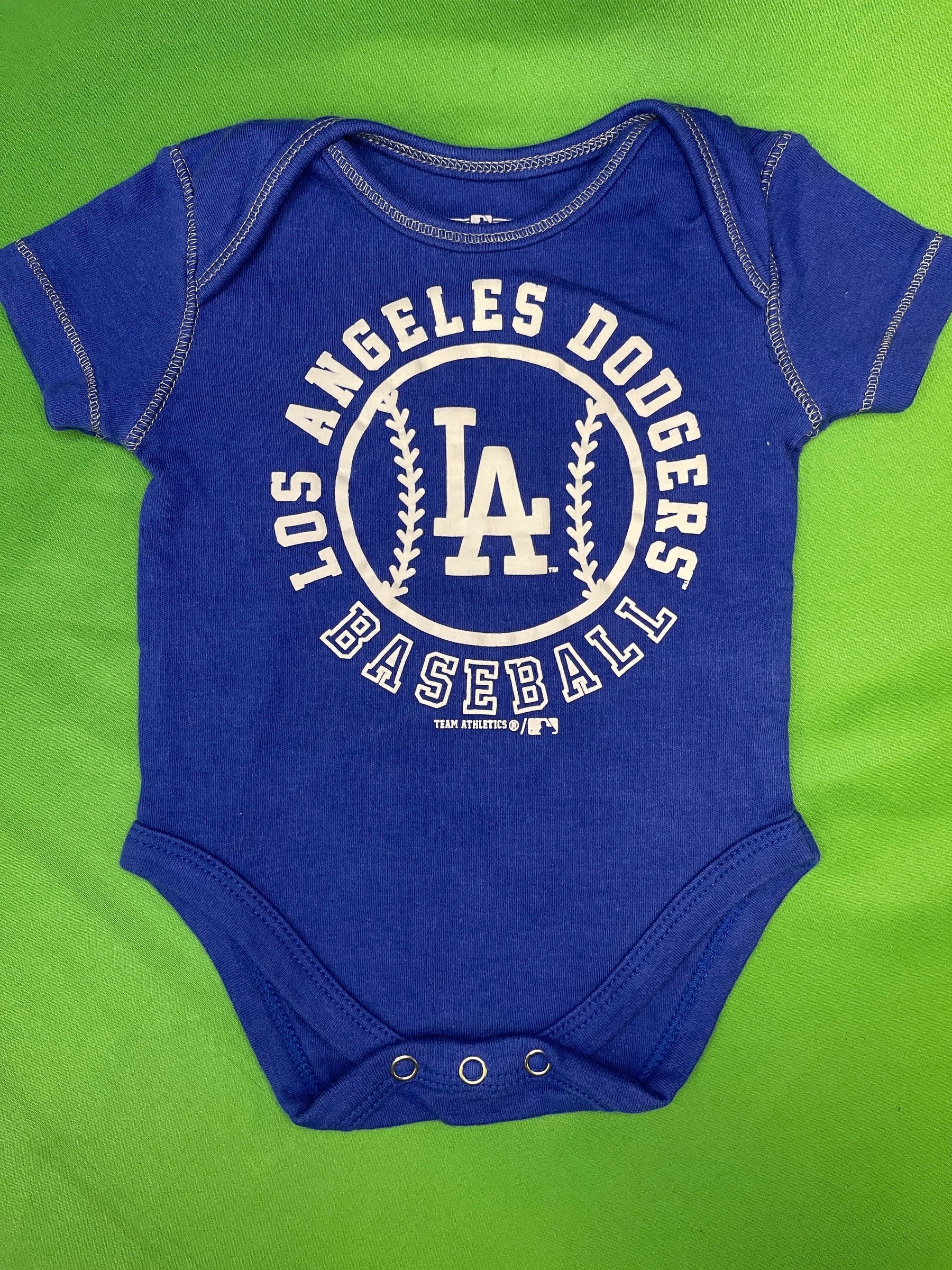 MLB Los Angeles Dodgers Blue Baby Bodysuit/Vest Newborn 0-3 Months
