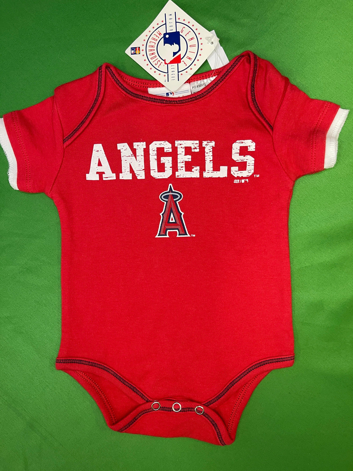 MLB Los Angeles Angels Red Baby Bodysuit/Vest Newborn 0-3 Months NWT