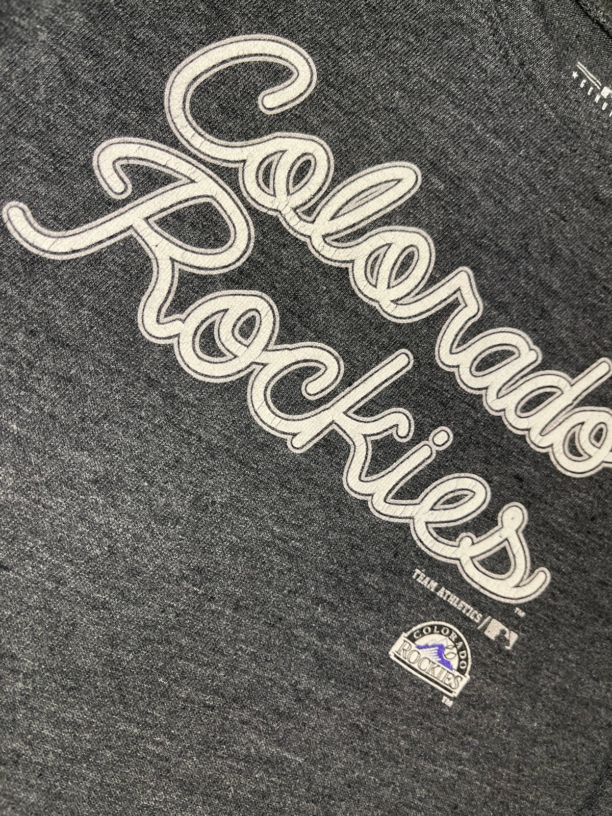 MLB Colorado Rockies Heathered Charcoal Grey T-Shirt Toddler 4T