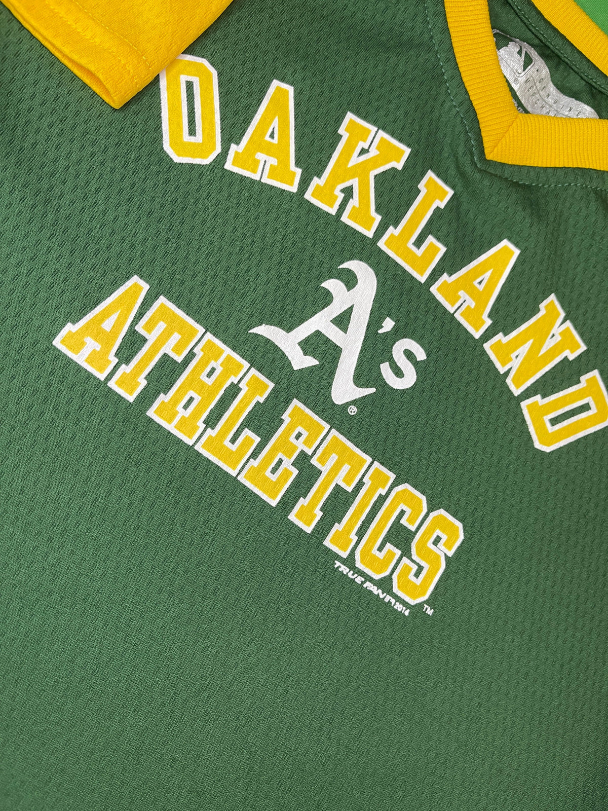 MLB Oakland Athletics A's True Fan Jersey-Style T-Shirt Toddler 4T