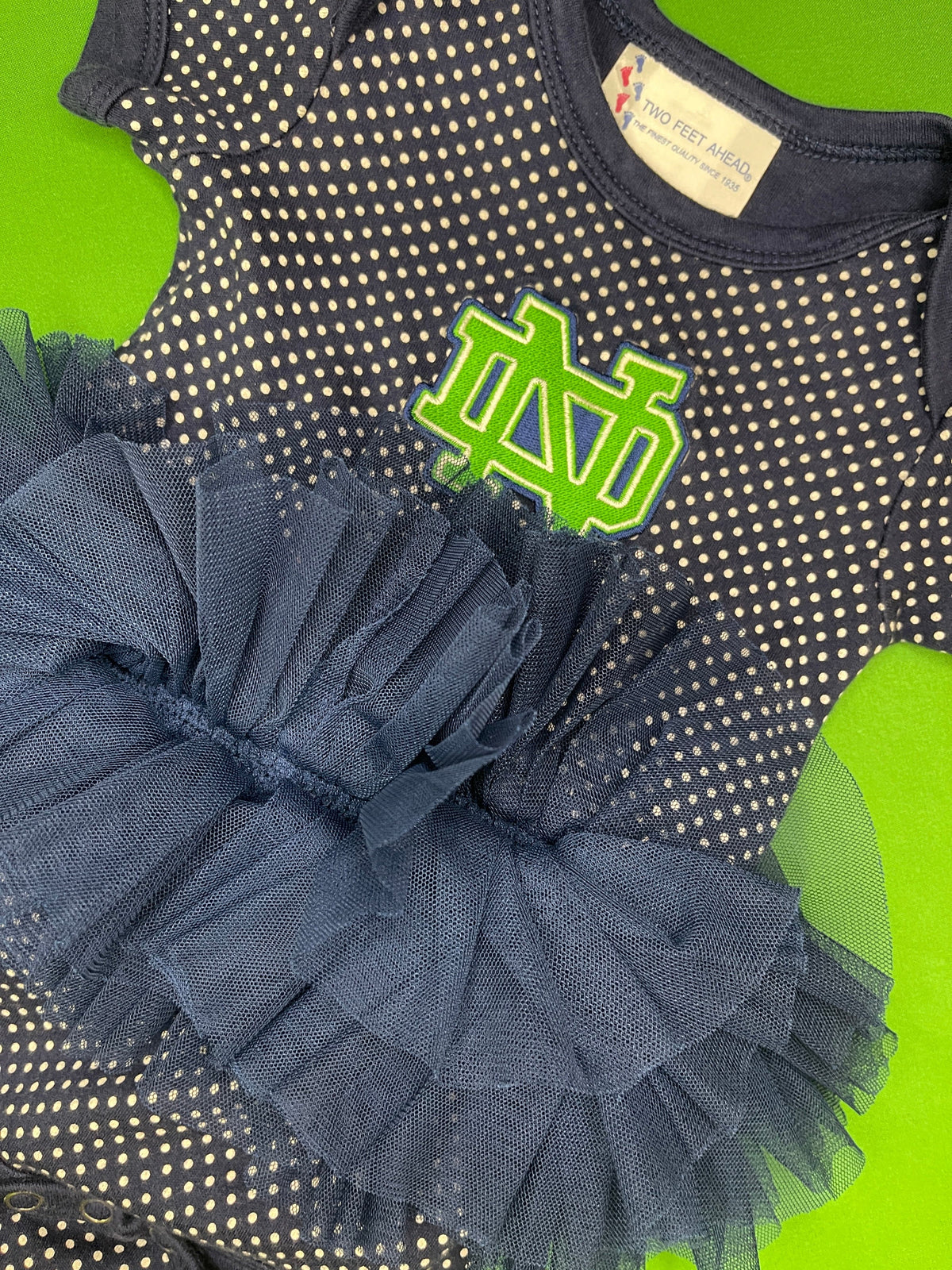 NCAA Notre Dame Fighting Irish Baby Tutu Outfit 6 Months