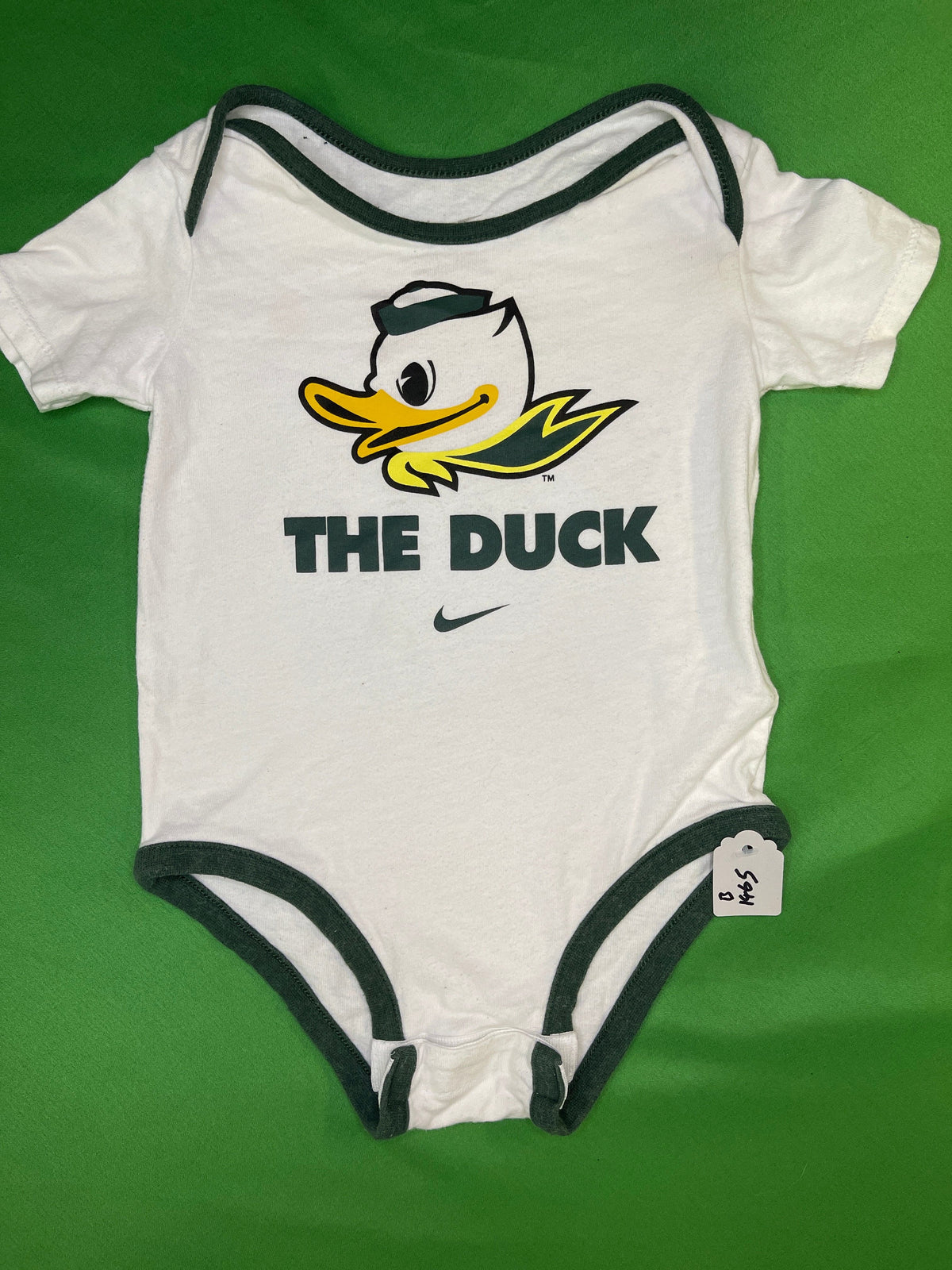 NCAA Oregon Ducks Nike Baby Infant Bodysuit/Vest 6-9 Months