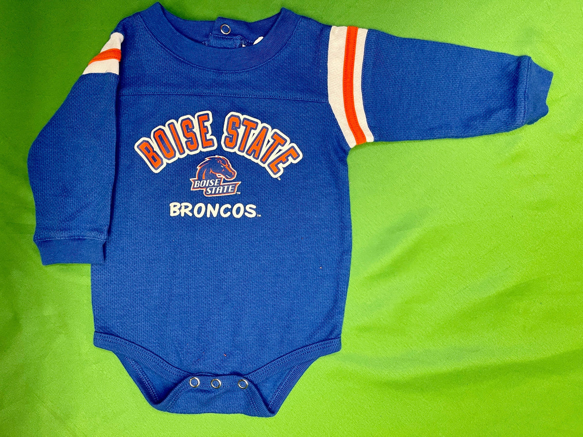 NCAA Boise State Broncos L/S Thermal Baby Infant Bodysuit 12 Months