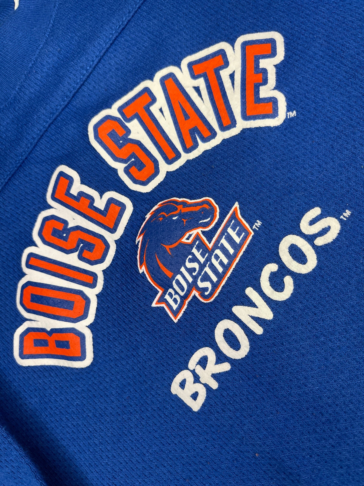 NCAA Boise State Broncos L/S Thermal Baby Infant Bodysuit 12 Months