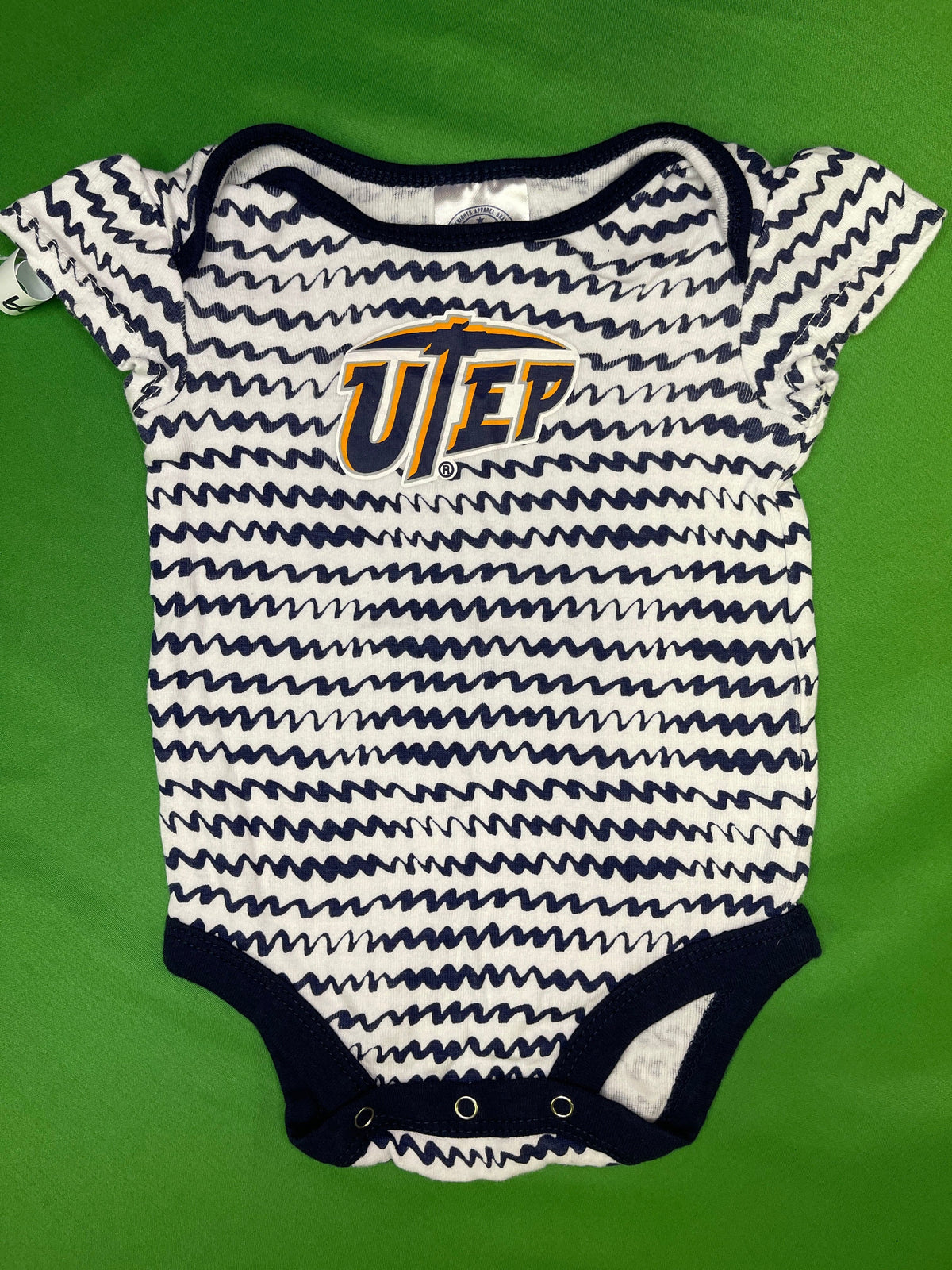 NCAA Texas El Paso UTEP Miners Baby Infant Bodysuit/Vest 6-9 Months