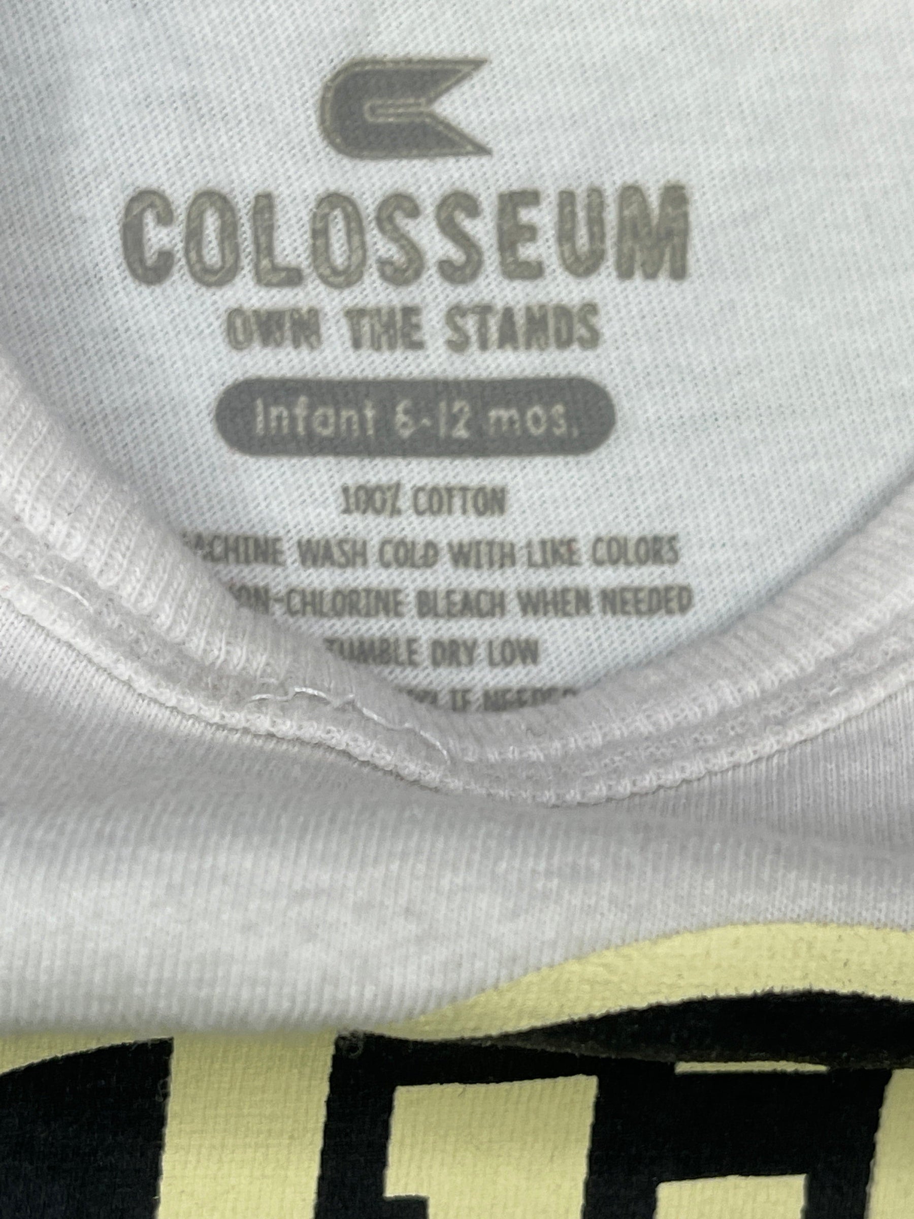 NCAA Colorado Buffaloes Colosseum Infant Baby Bodysuit/Vest 6-12 months