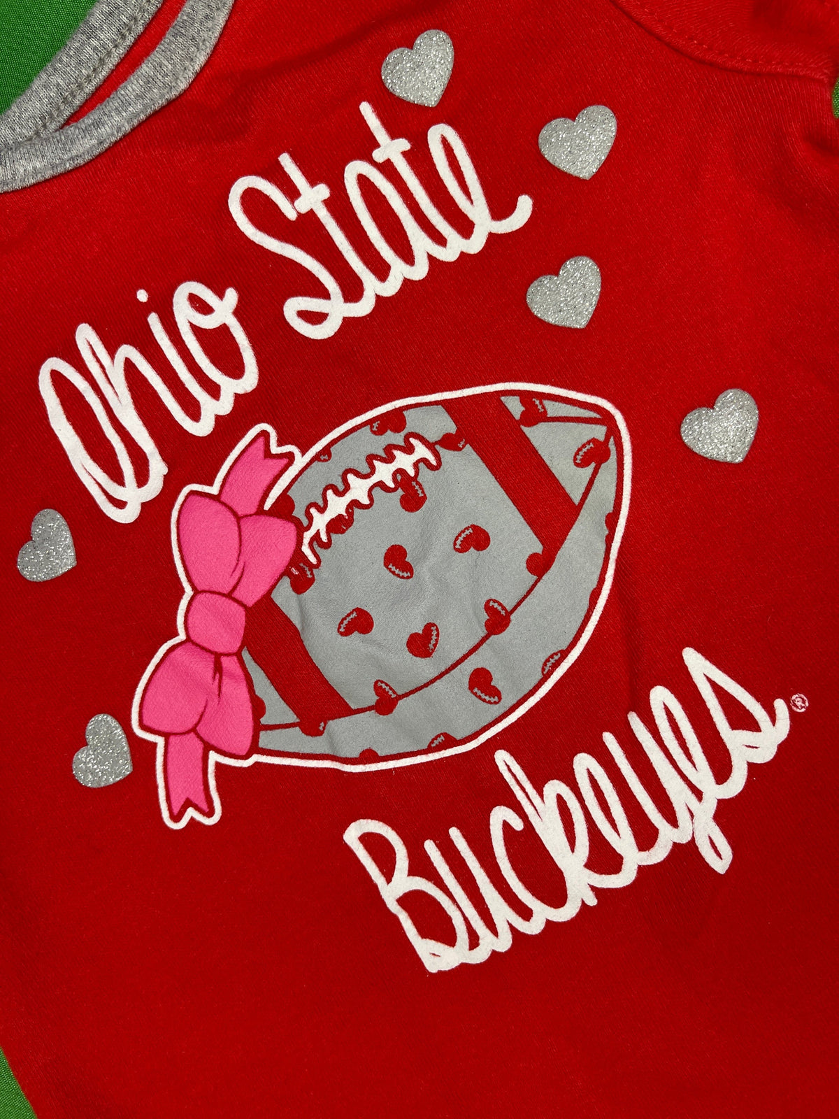 NCAA Ohio State Buckeyes Baby Infant Girls' Bodysuit/Vest 12 Months