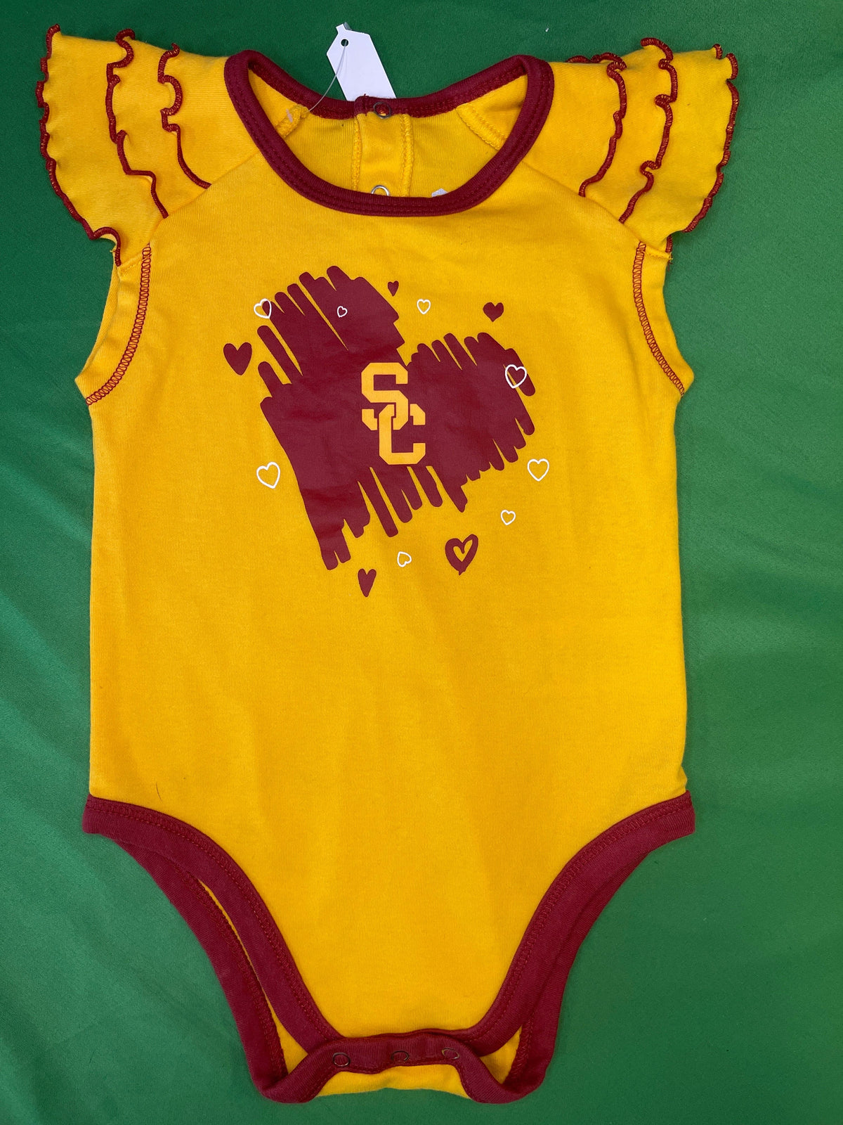NCAA USC Trojans Baby Bodysuit/Vest Girls' Toddler 18 Months