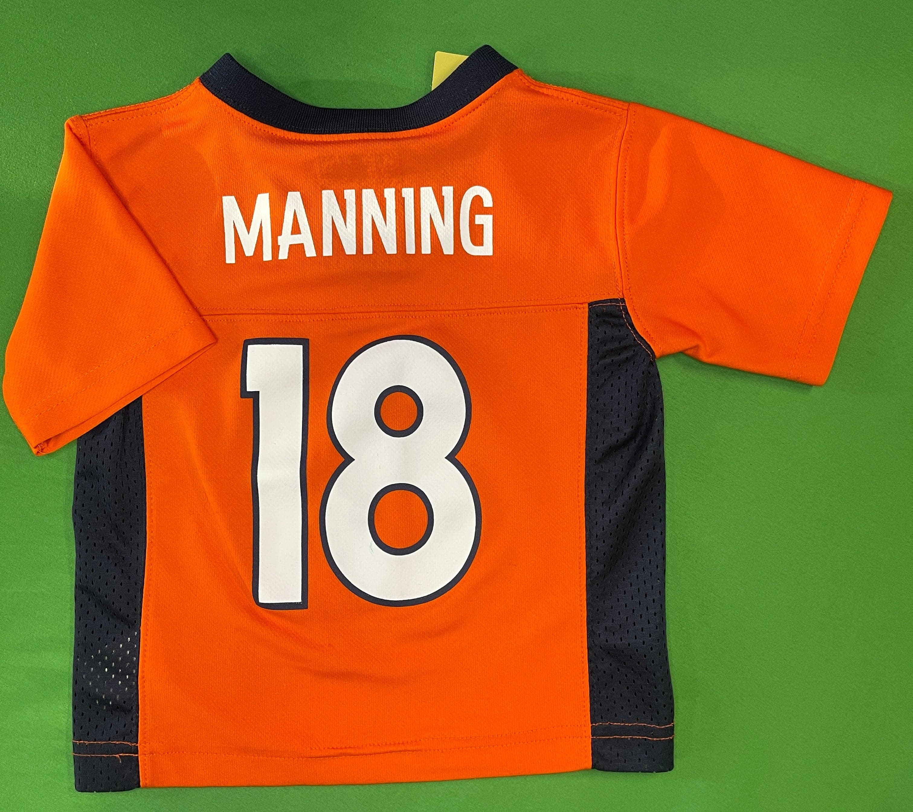 Buy the Youth Orange Denver Broncos 18 Manning Football Jersey Size 2T