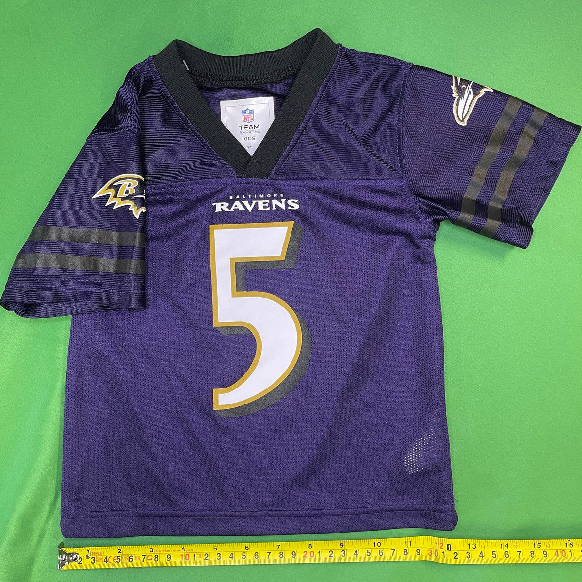 NFL Baltimore Ravens Joe Flacco #5 Jersey Toddler 3T