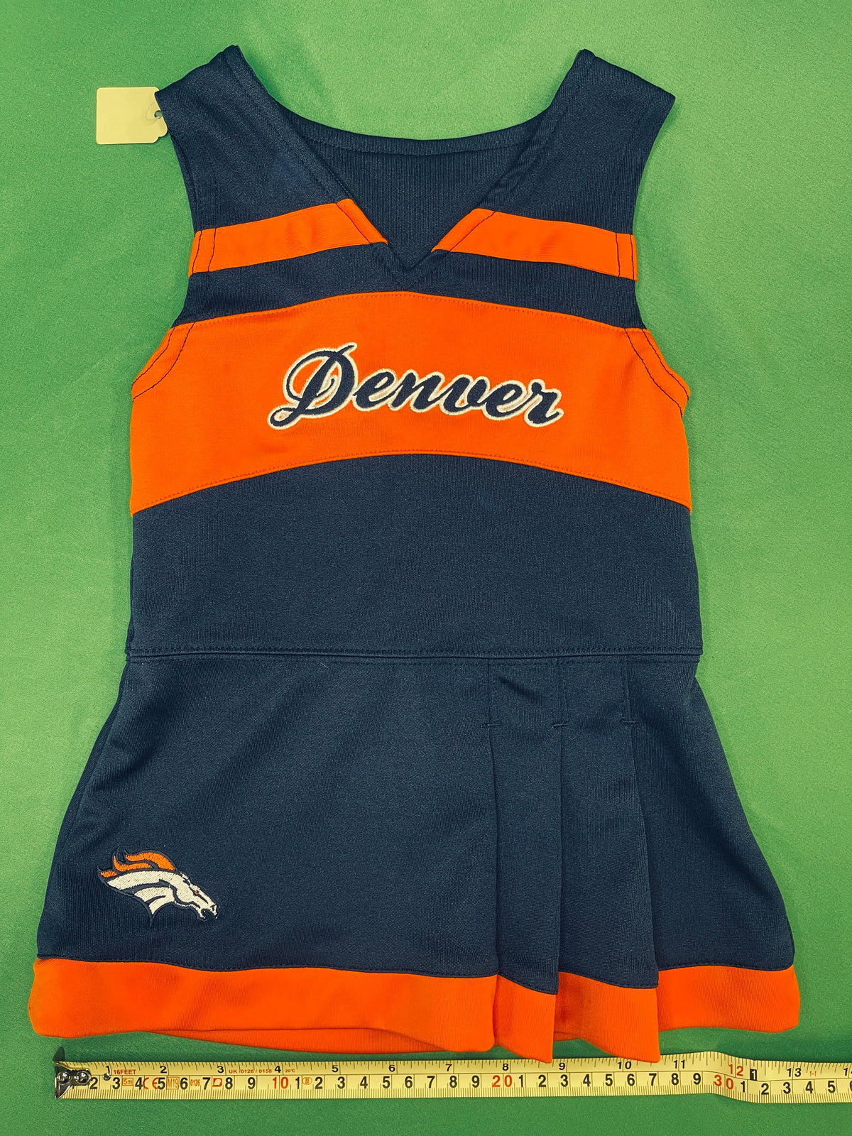 NFL Denver Broncos Infant Baby Cheerleader Dress Toddler 18 Months