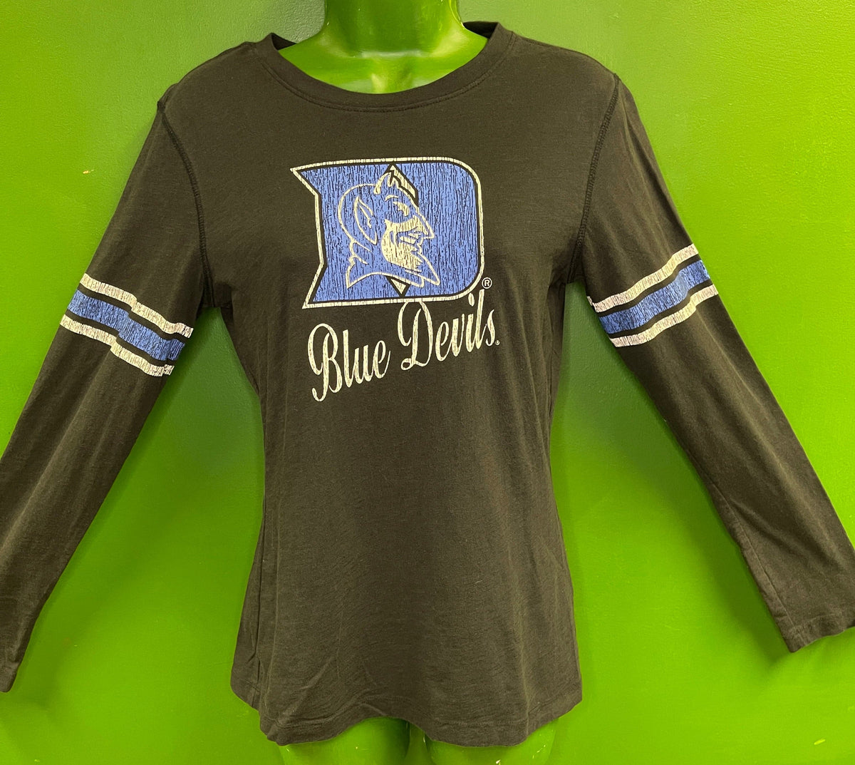NCAA Duke Blue Devils Colosseum L/S Black T-Shirt Women's Medium