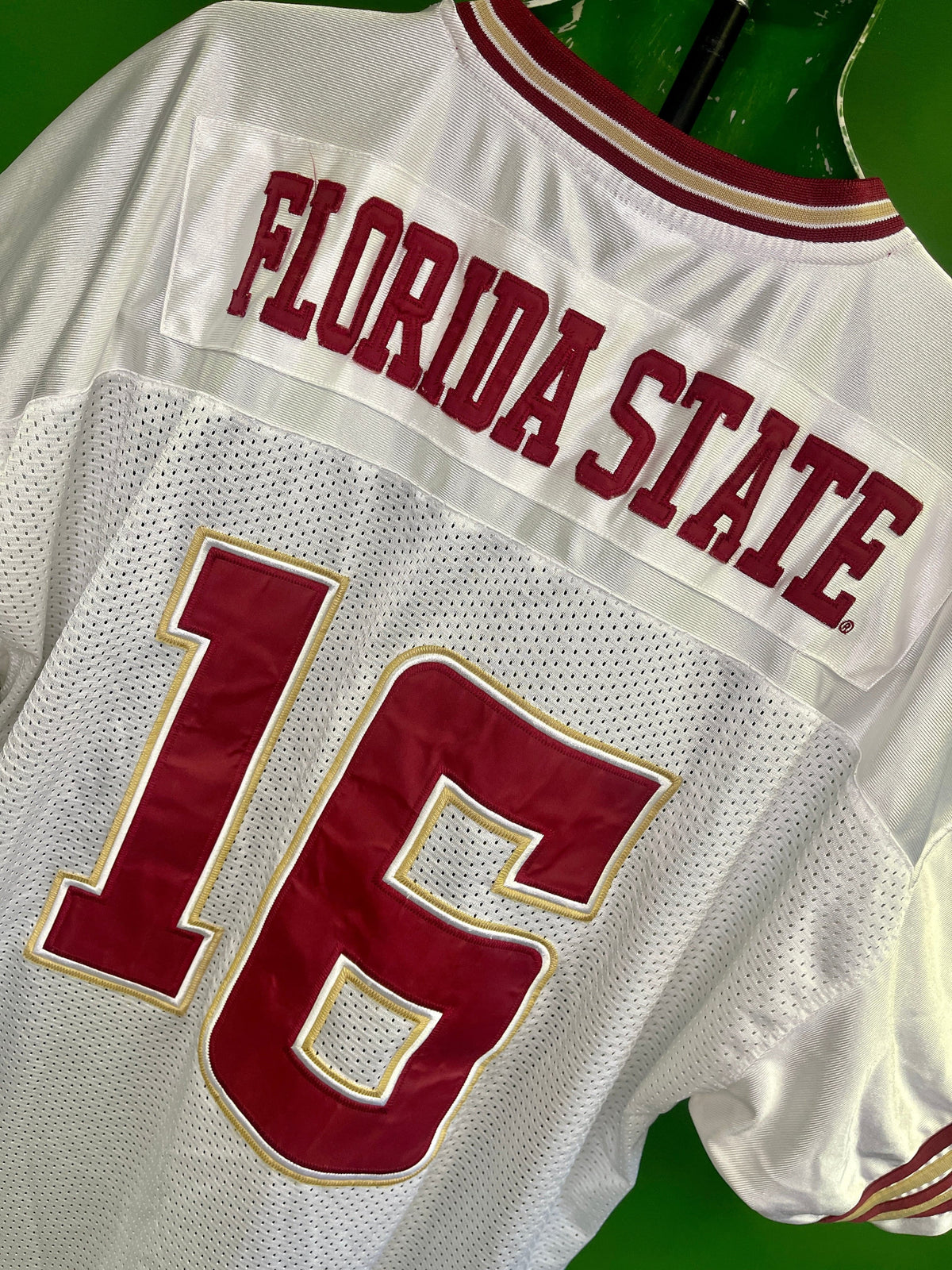 NCAA Florida State Seminoles Colosseum #16 Stitched Mesh Jersey Men's 2X-Large