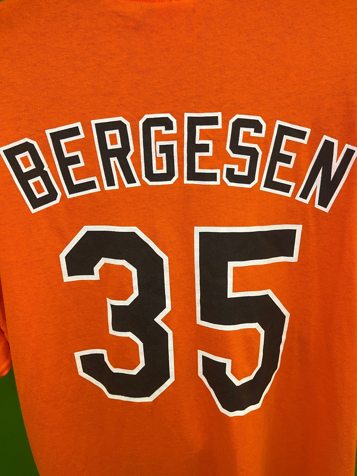 MLB Baltimore Orioles Brad Bergesen #35 Cotton T-Shirt Men's X-Large