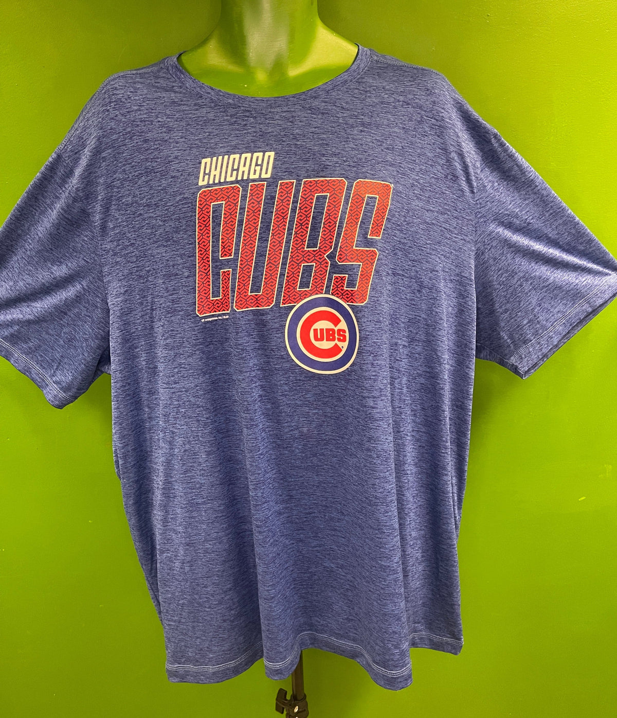 MLB Chicago Cubs TX3 Cool Wicking Blue T-Shirt Men's 3X-Large