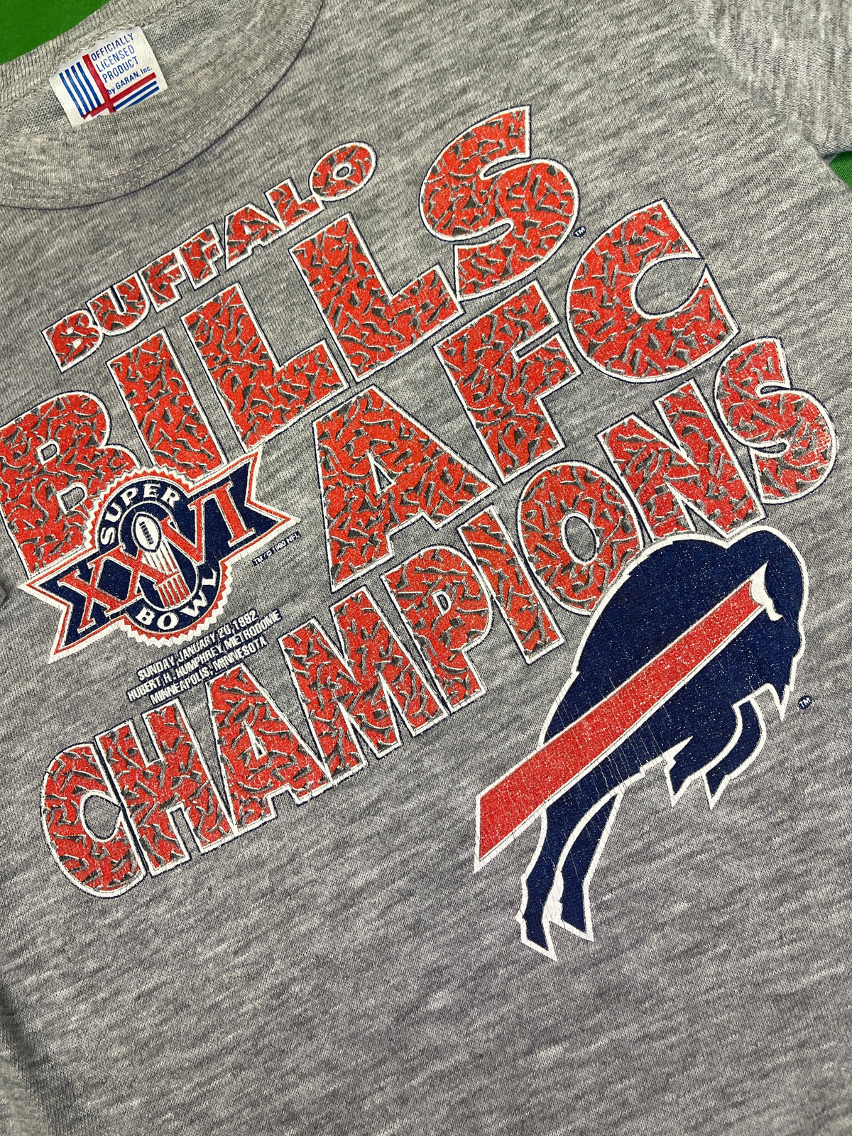 NFL Buffalo Bills Vintage Super Bowl XXVI T-Shirt Youth Small 6-8