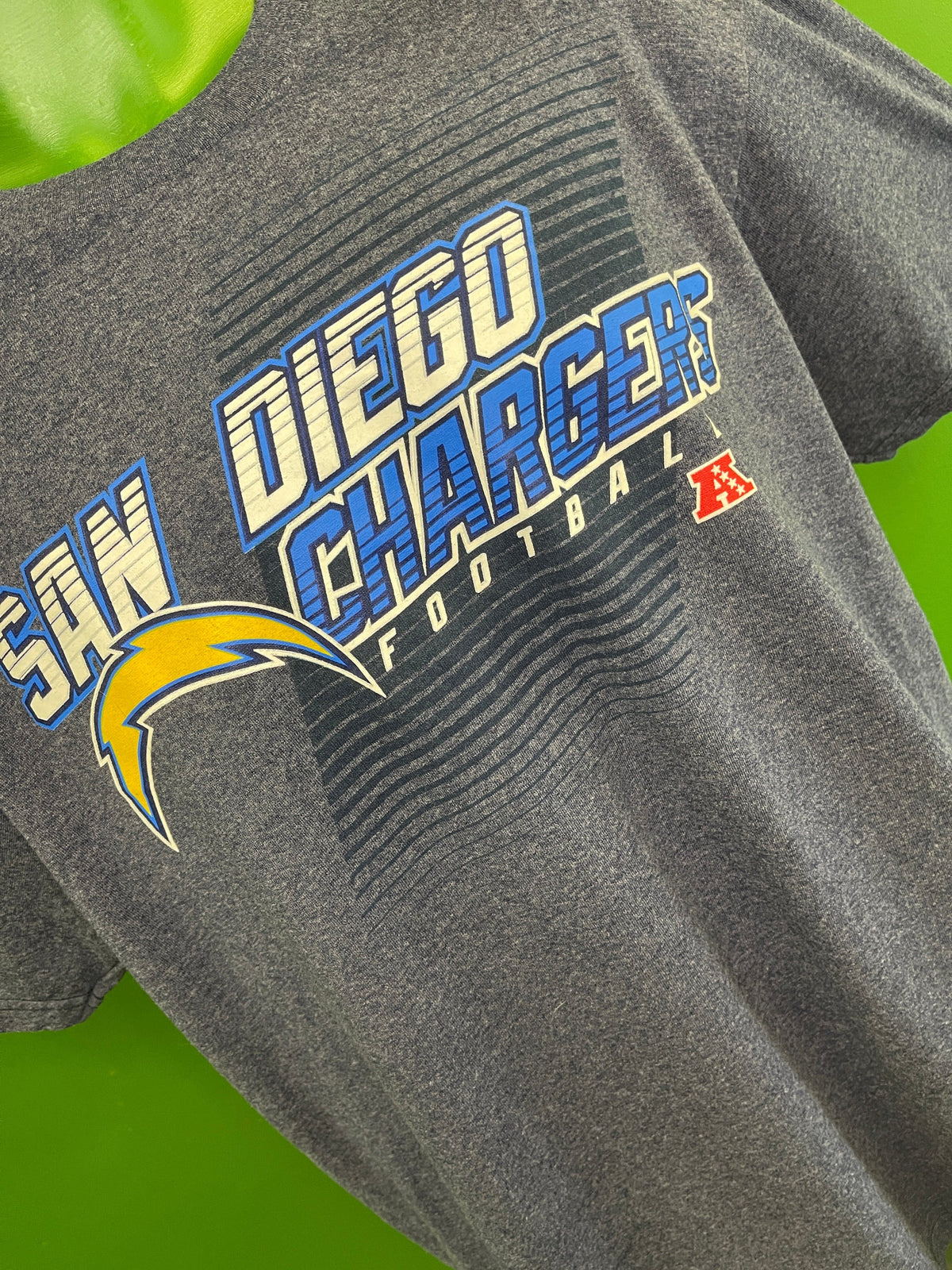 NFL Los Angeles (San Diego) Chargers Heathered Blue T-Shirt Men's Large