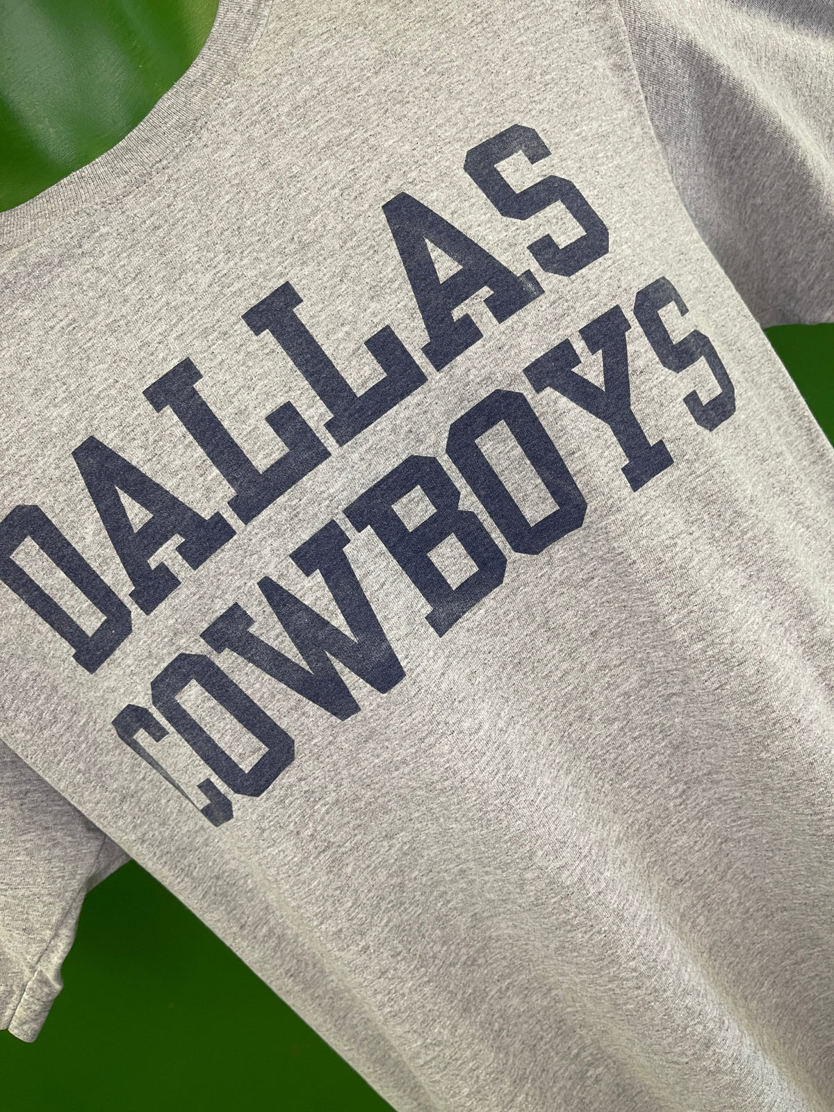 NFL Dallas Cowboys Old-School Spellout Grey T-Shirt Men's Medium