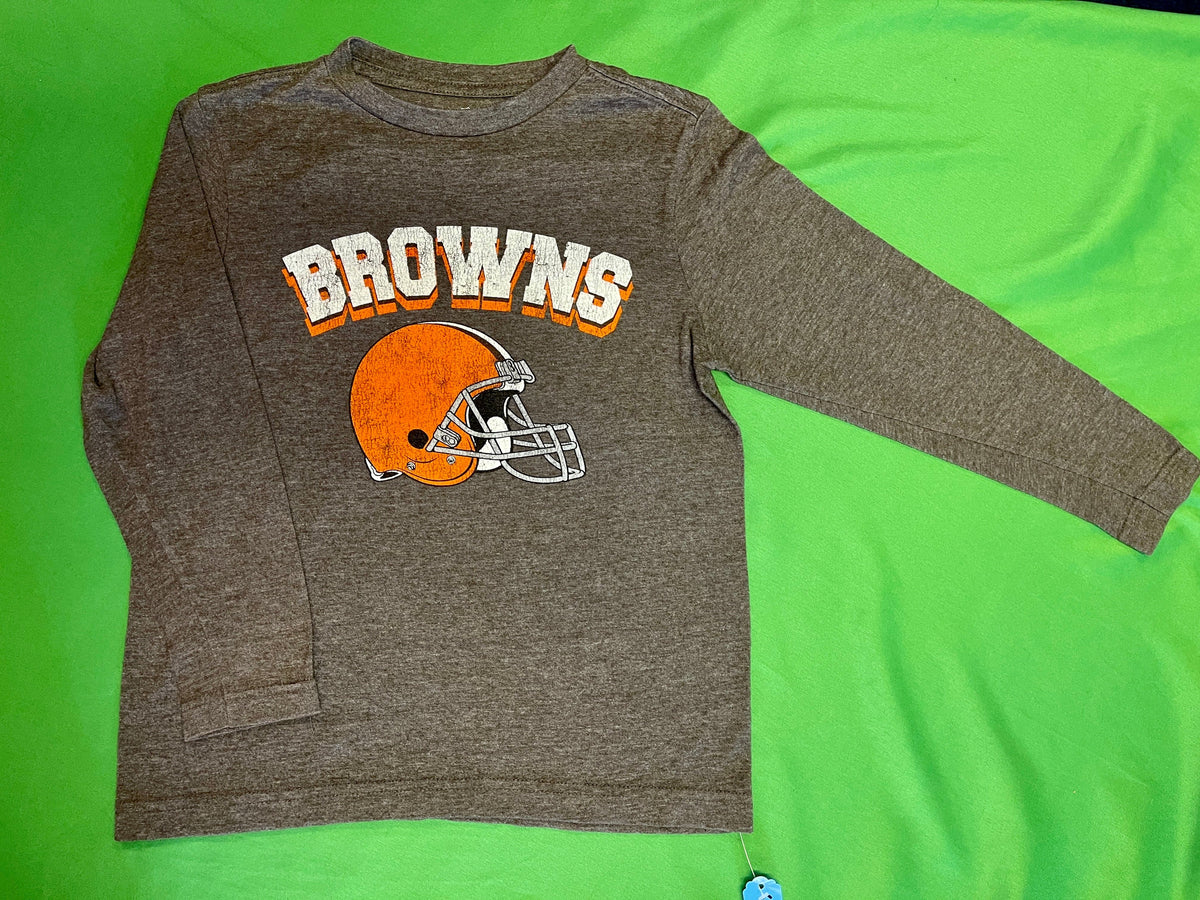 NFL Cleveland Browns L/S Distressed T-Shirt Youth Small 8