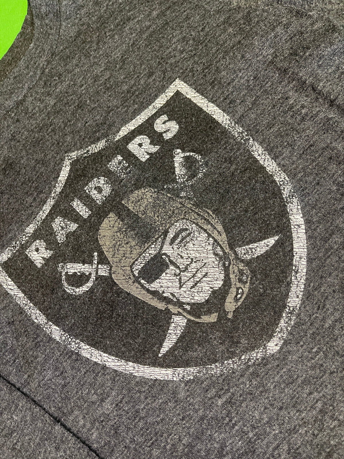 NFL Las Vegas Raiders Heathered Grey L/S T-Shirt Youth X-Small 5
