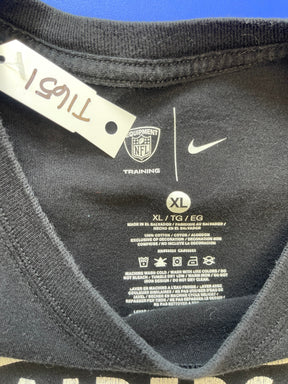 NFL Las Vegas Raiders Nike 100% Cotton T-Shirt Men's X-Large