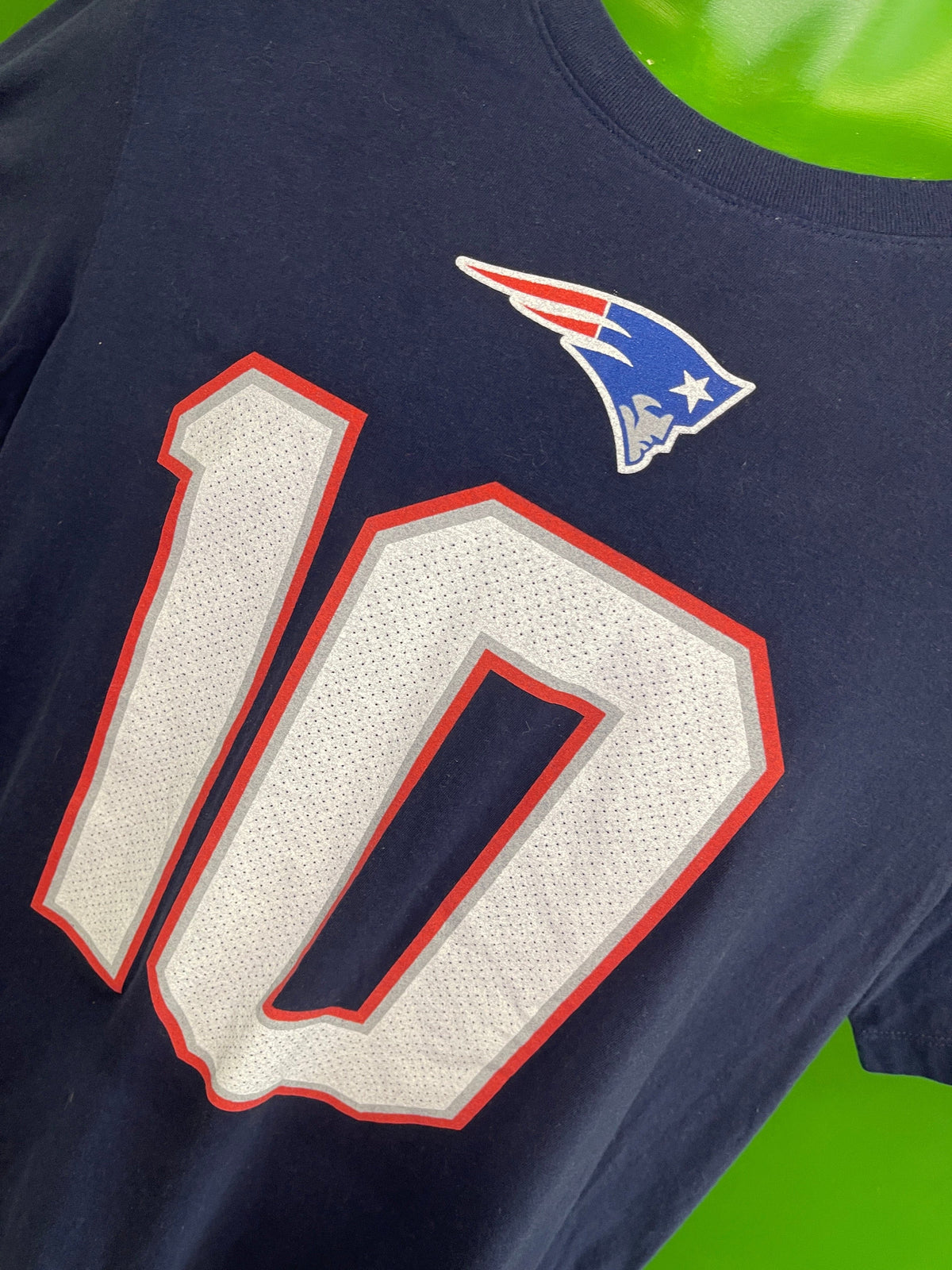 NFL New England Patriots Mac Jones #10 T-Shirt Men's Large