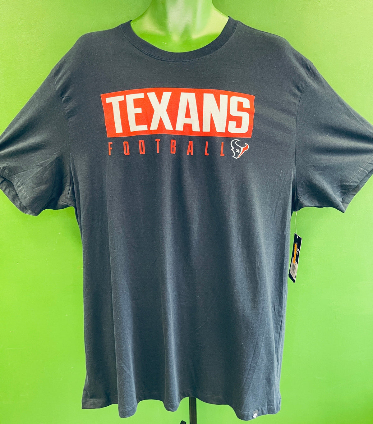 NFL Houston Texans '47 Brand 100% Cotton T-Shirt Men's 2X-Large NWT