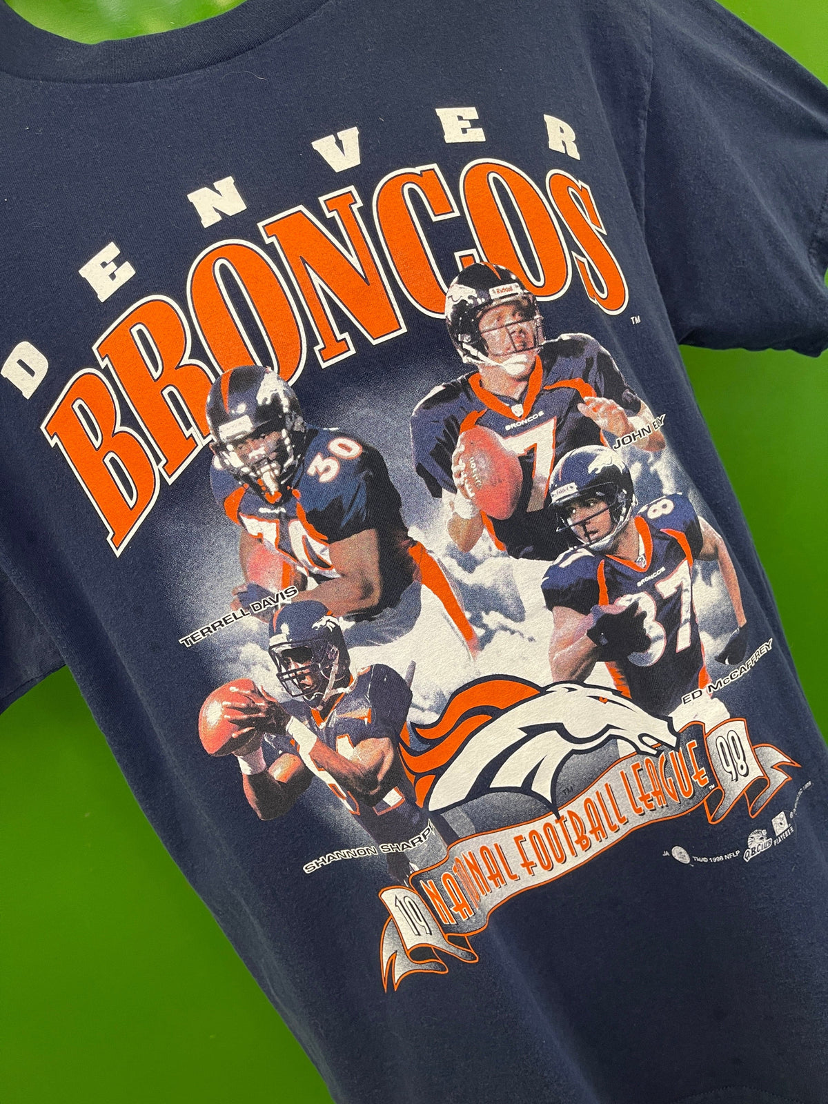 NFL Denver Broncos Vintage 1998 Photo T-Shirt Men's Large