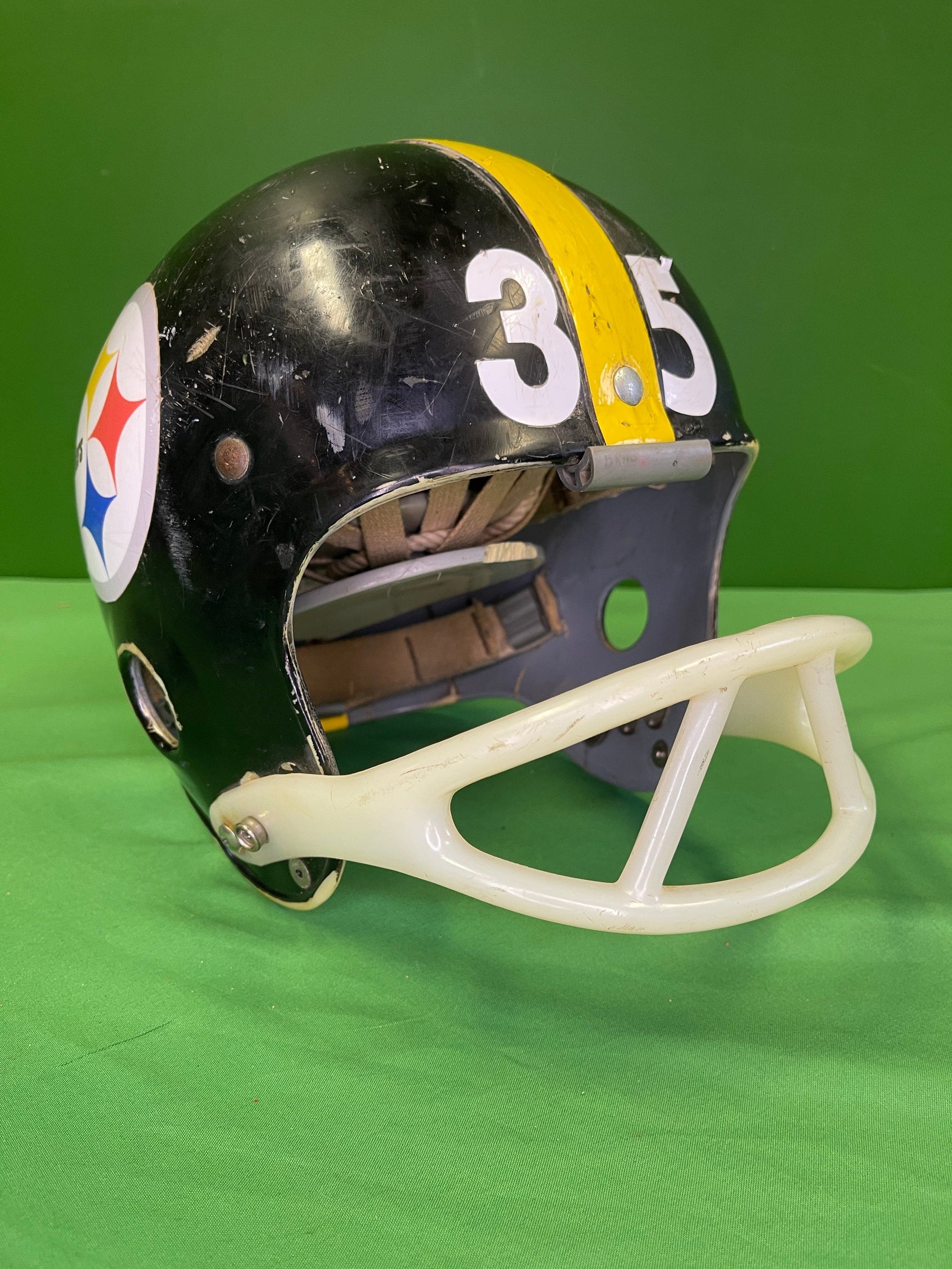 NFL Pittsburgh Steelers Riddell Kra Lite KR2 1960s Rare Vintage Helmet