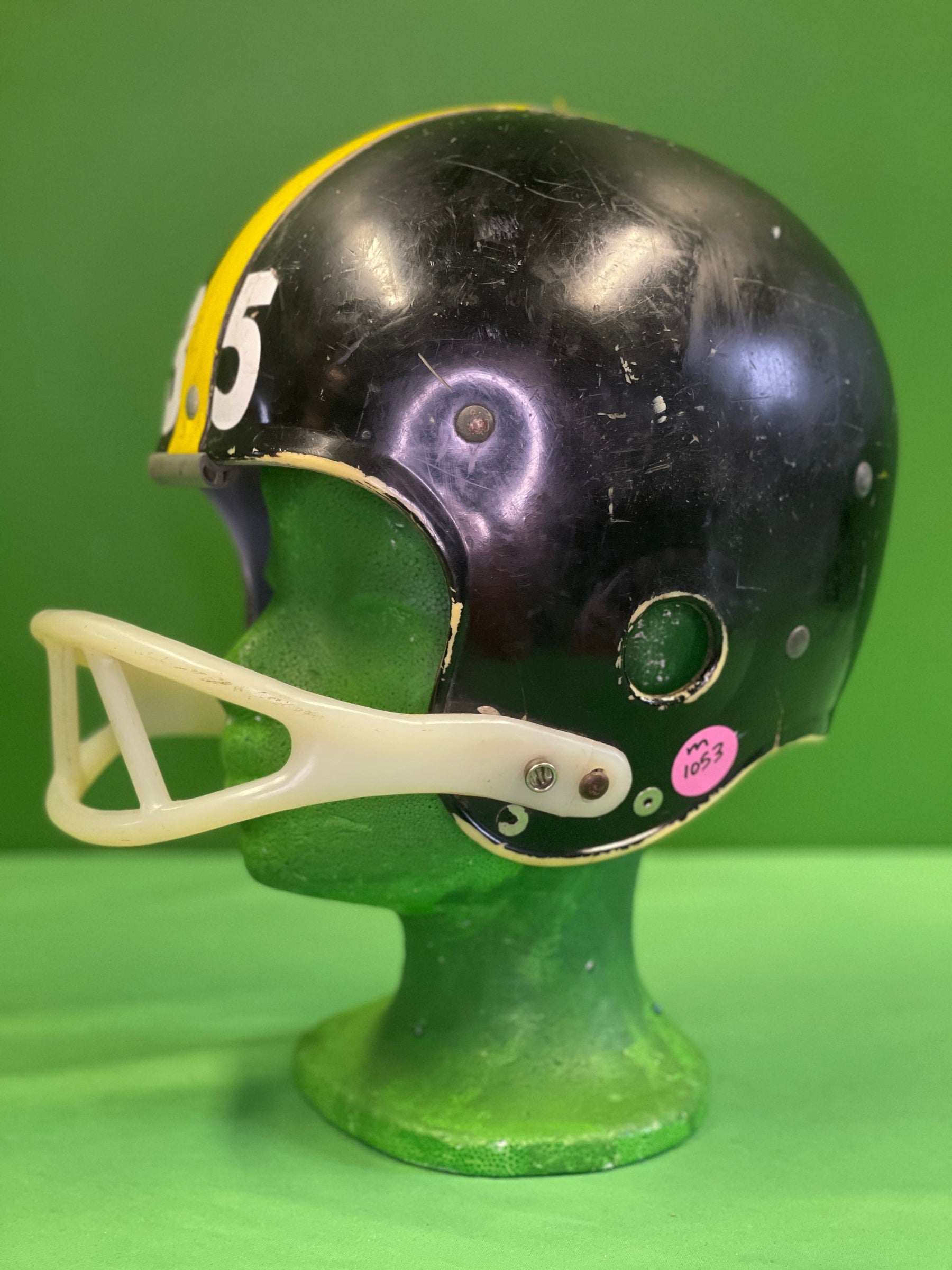 NFL Pittsburgh Steelers Riddell Kra Lite KR2 1960s Rare Vintage Helmet