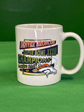 NFL Denver Broncos Ceramic Coffee Tea Mug Cup Super Bowl XXXIII Commemorative