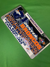 NFL Denver Broncos Super Bowl XXXII Champions Licence Plate & Frame NWT