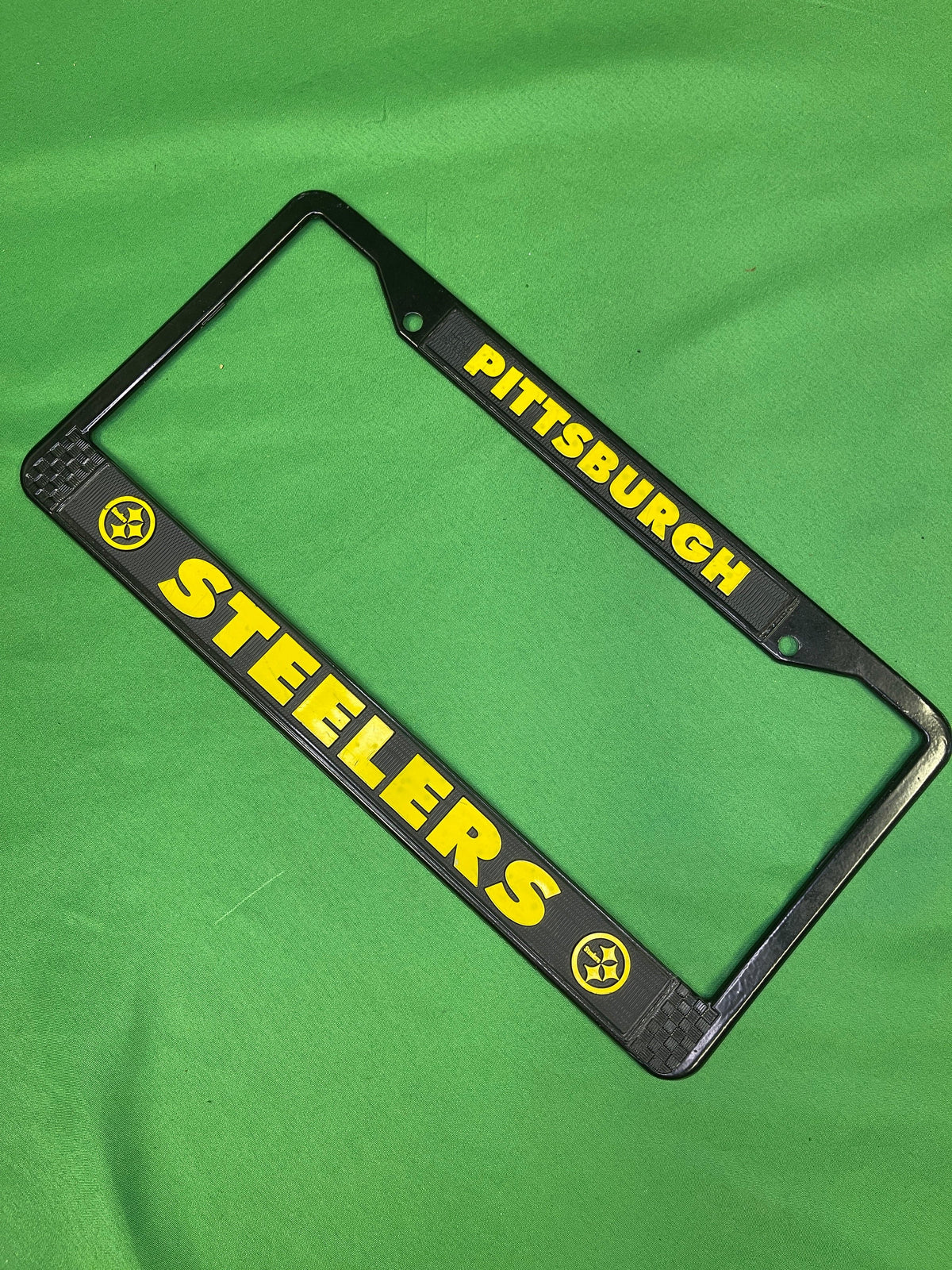 NFL Pittsburgh Steelers Licence Plate Frame Photo Fan Cave