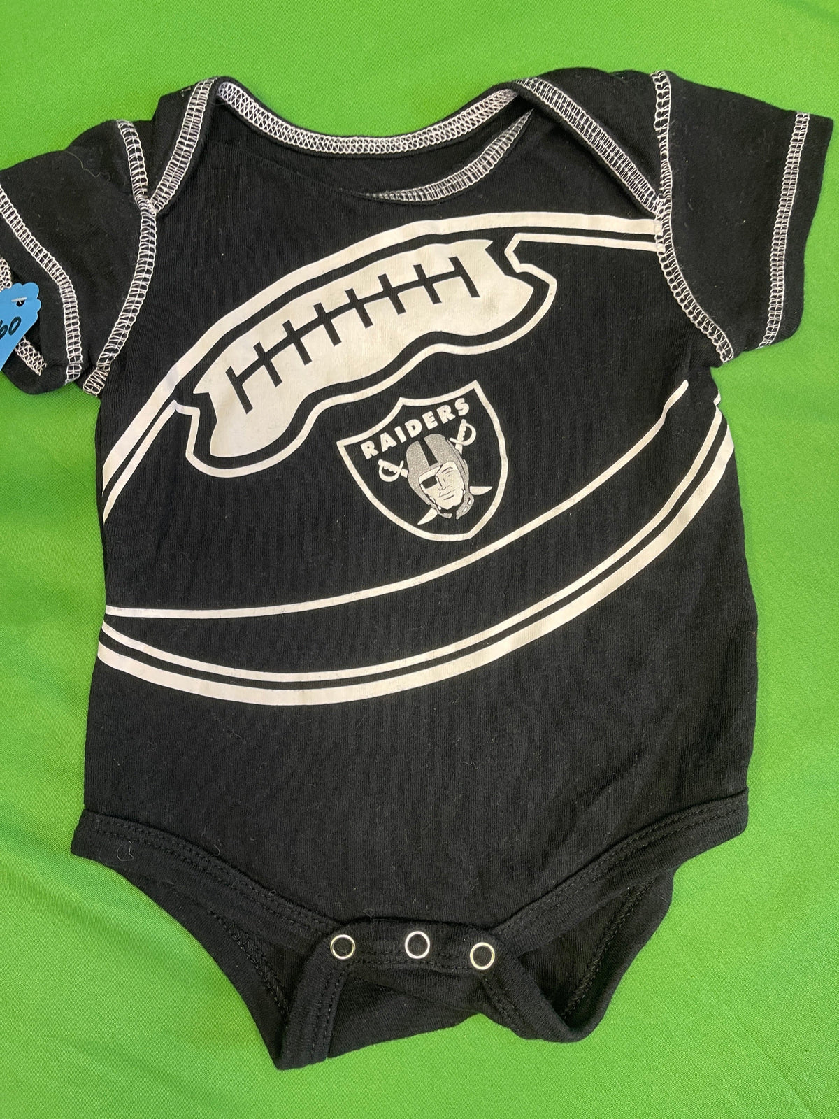 NFL Las Vegas Raiders Infant Bodysuit/Vest 3-6 Months