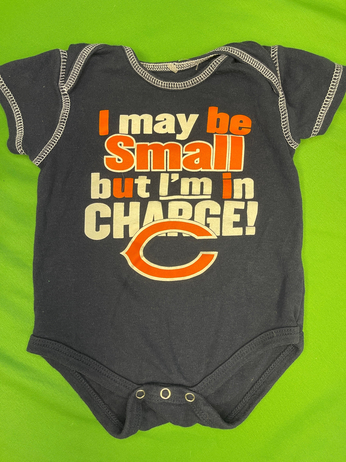NFL Chicago Bears 100% Cotton Infant Bodysuit/Vest 6-9 Months